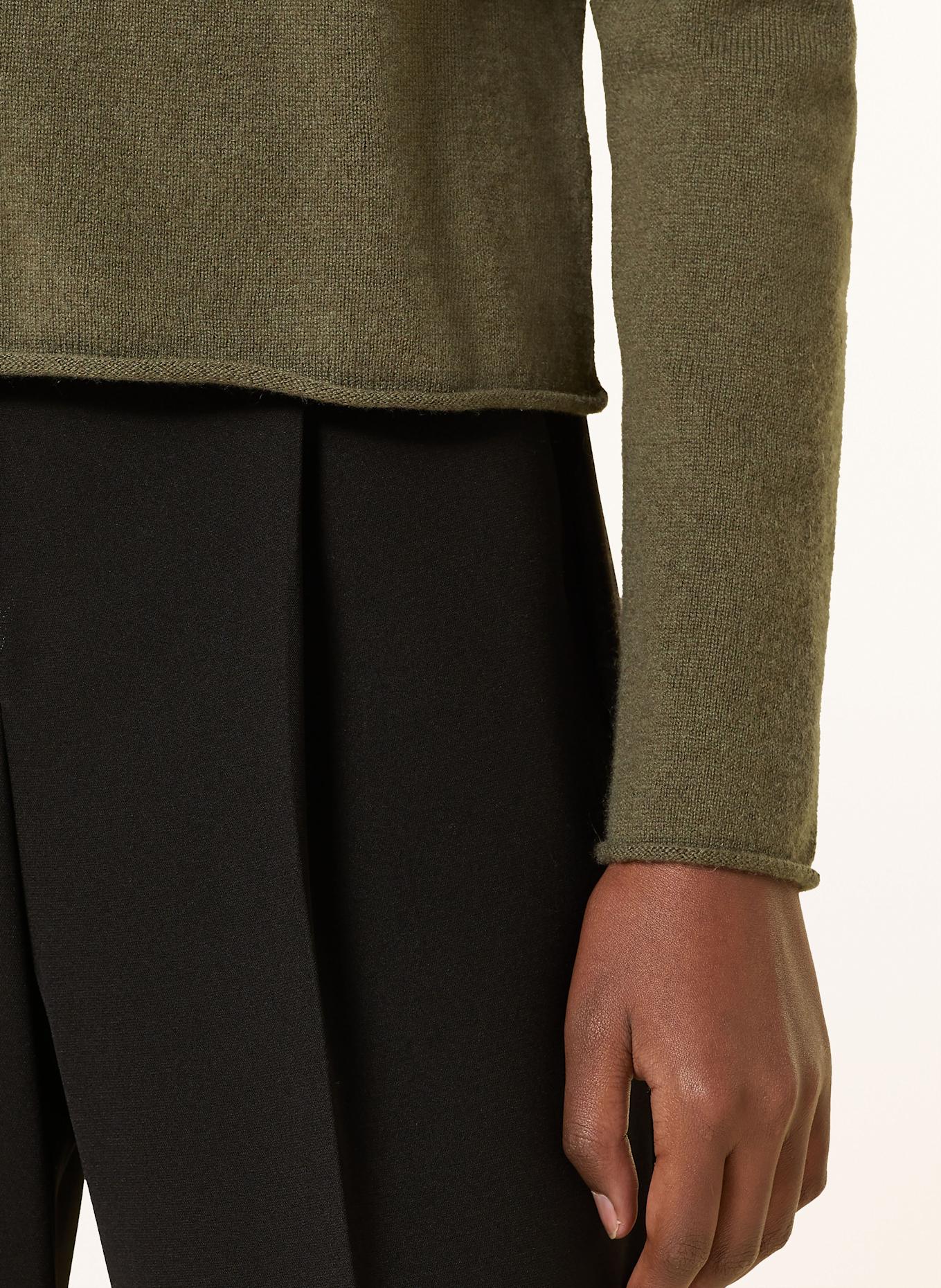 MRS & HUGS Cashmere-Pullover: KHAKI