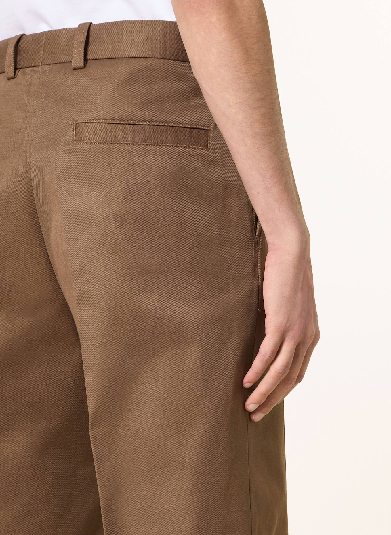 COS trousers One regular fit: BROWN