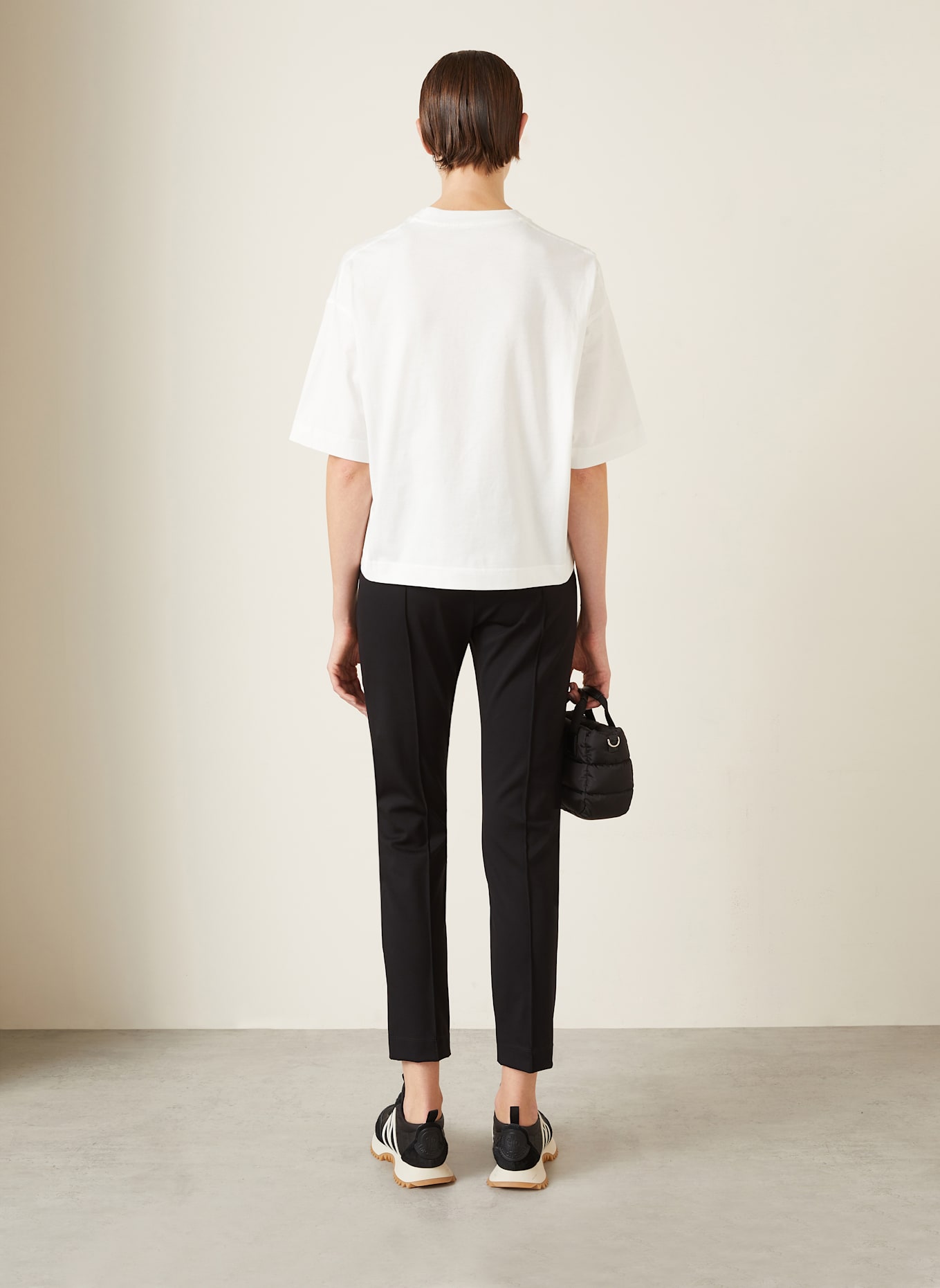 MONCLER Oversized shirt: WHITE / RED / YELLOW