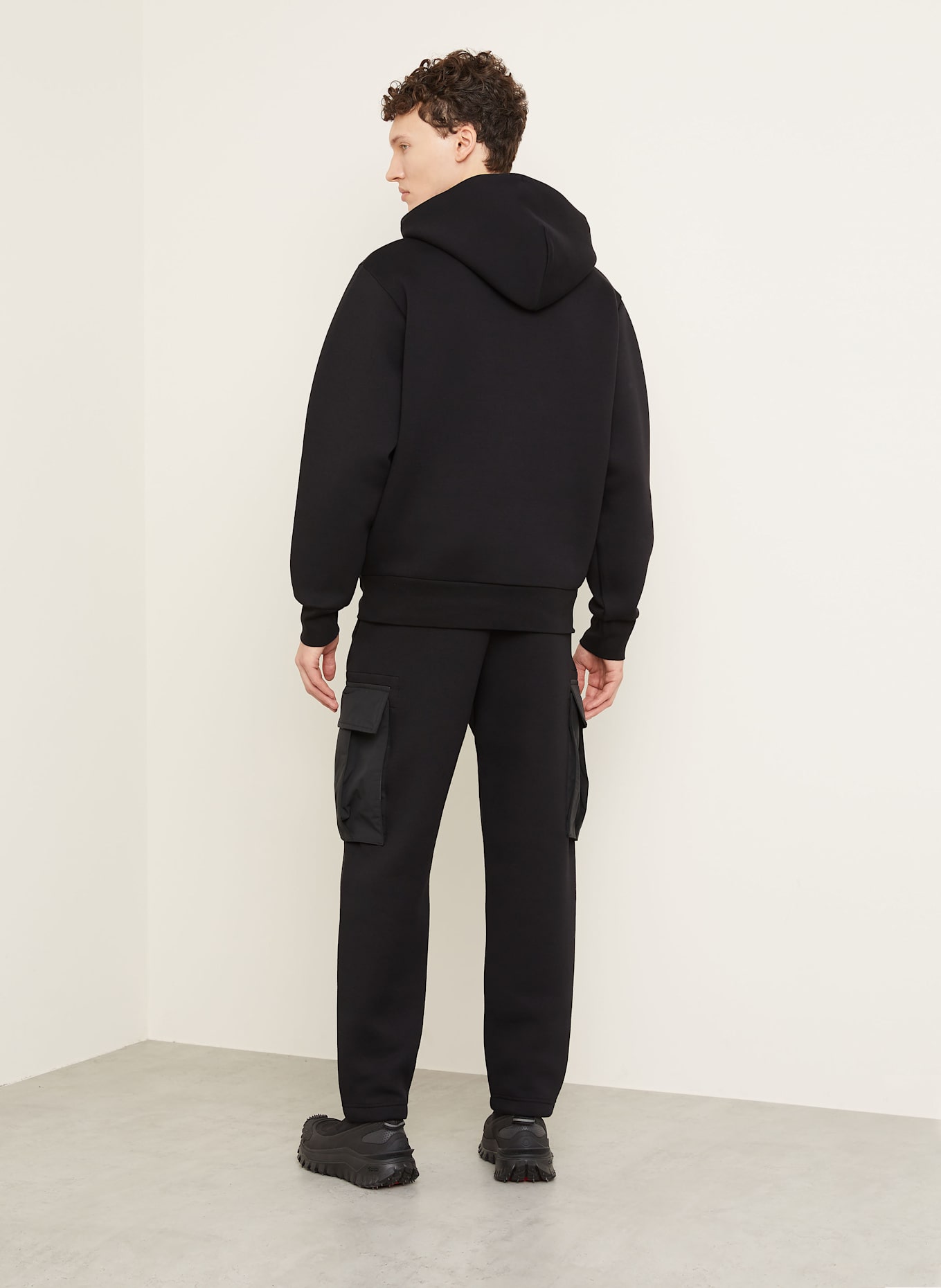 Black moncler joggers shop