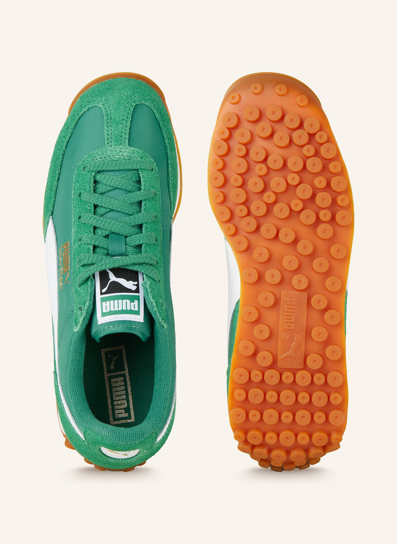 PUMA Sneakersy EASY RIDER VINTAGE JR: ZIELONY / BIAŁY