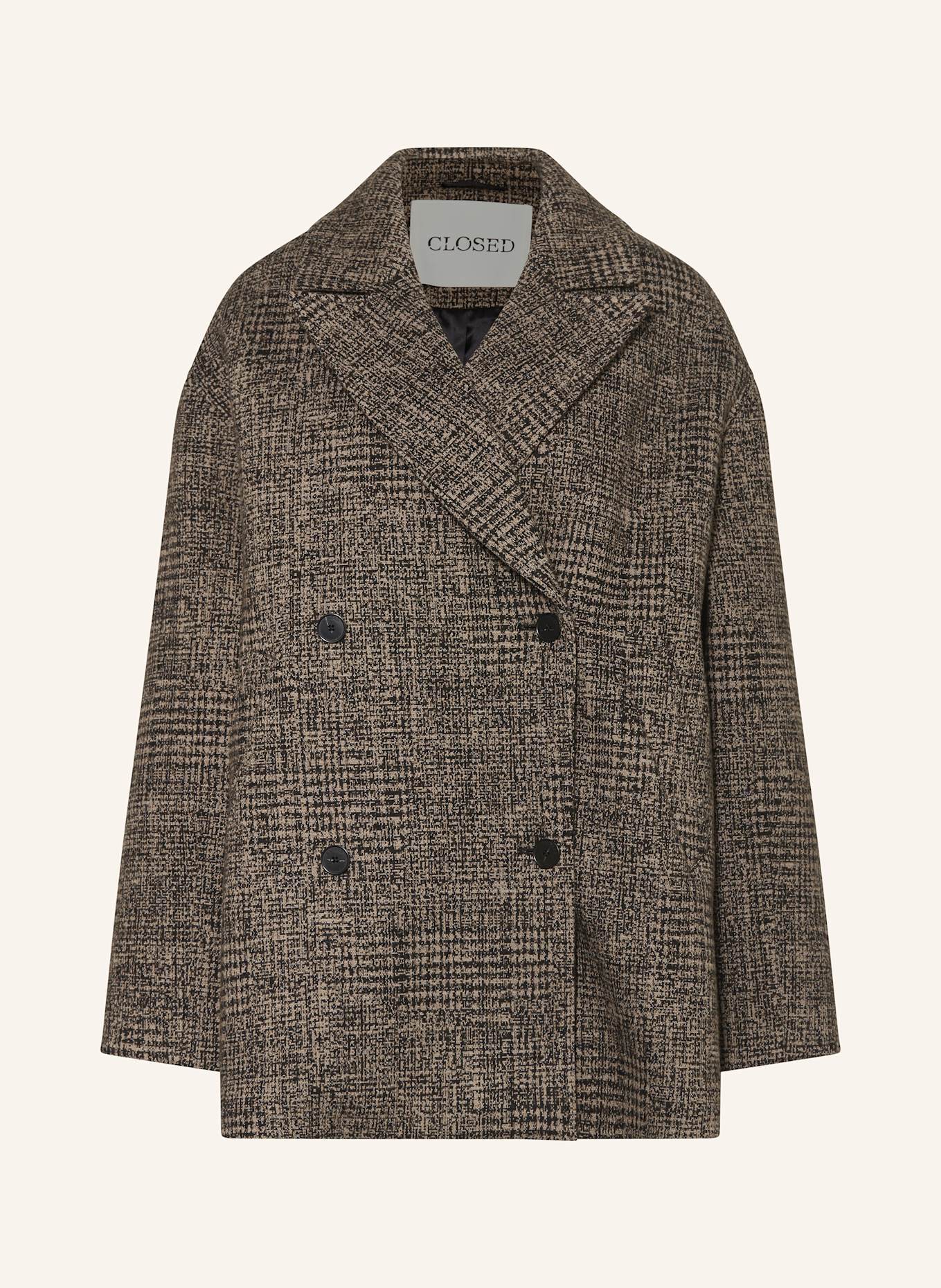 CLOSED Cabanjacke: BEIGE/ SCHWARZ