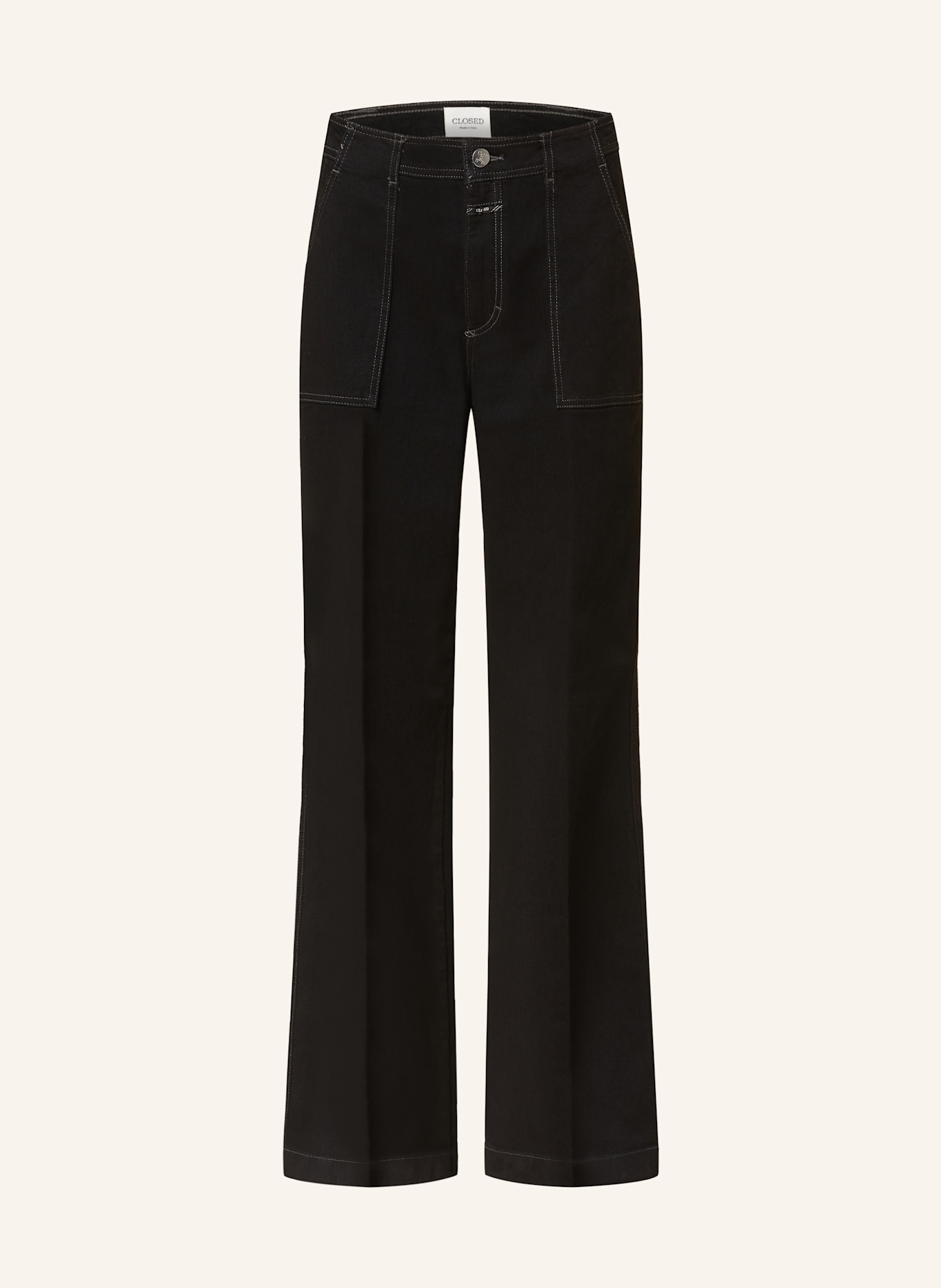 CLOSED Flared Jeans ARIA: 100 BLACK
