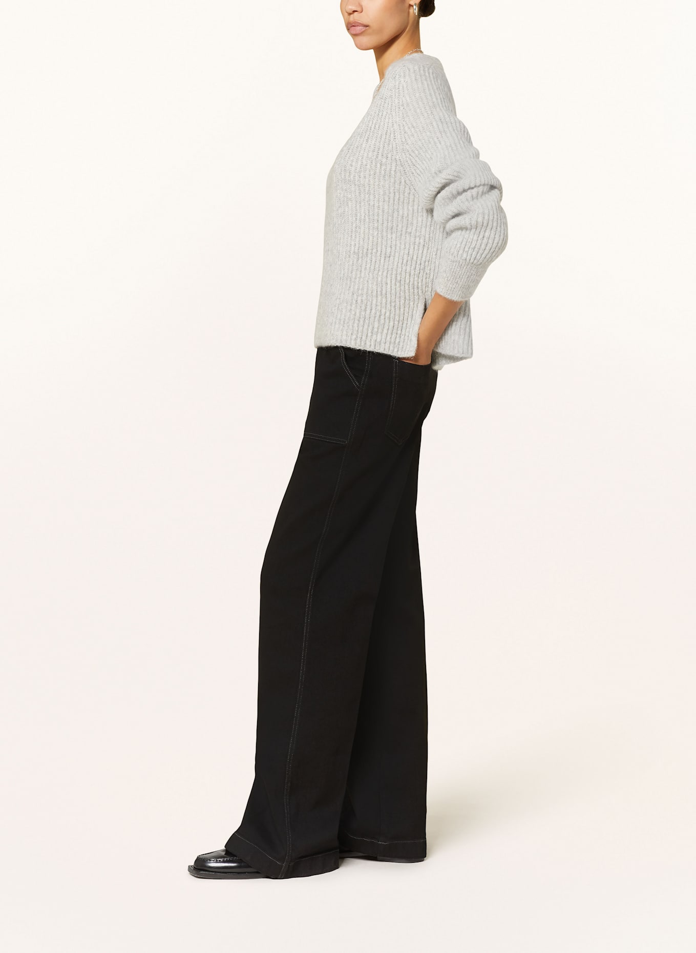 CLOSED Flared Jeans ARIA: 100 BLACK
