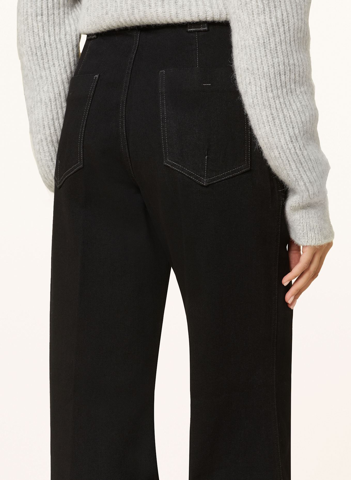 CLOSED Flared Jeans ARIA: 100 BLACK