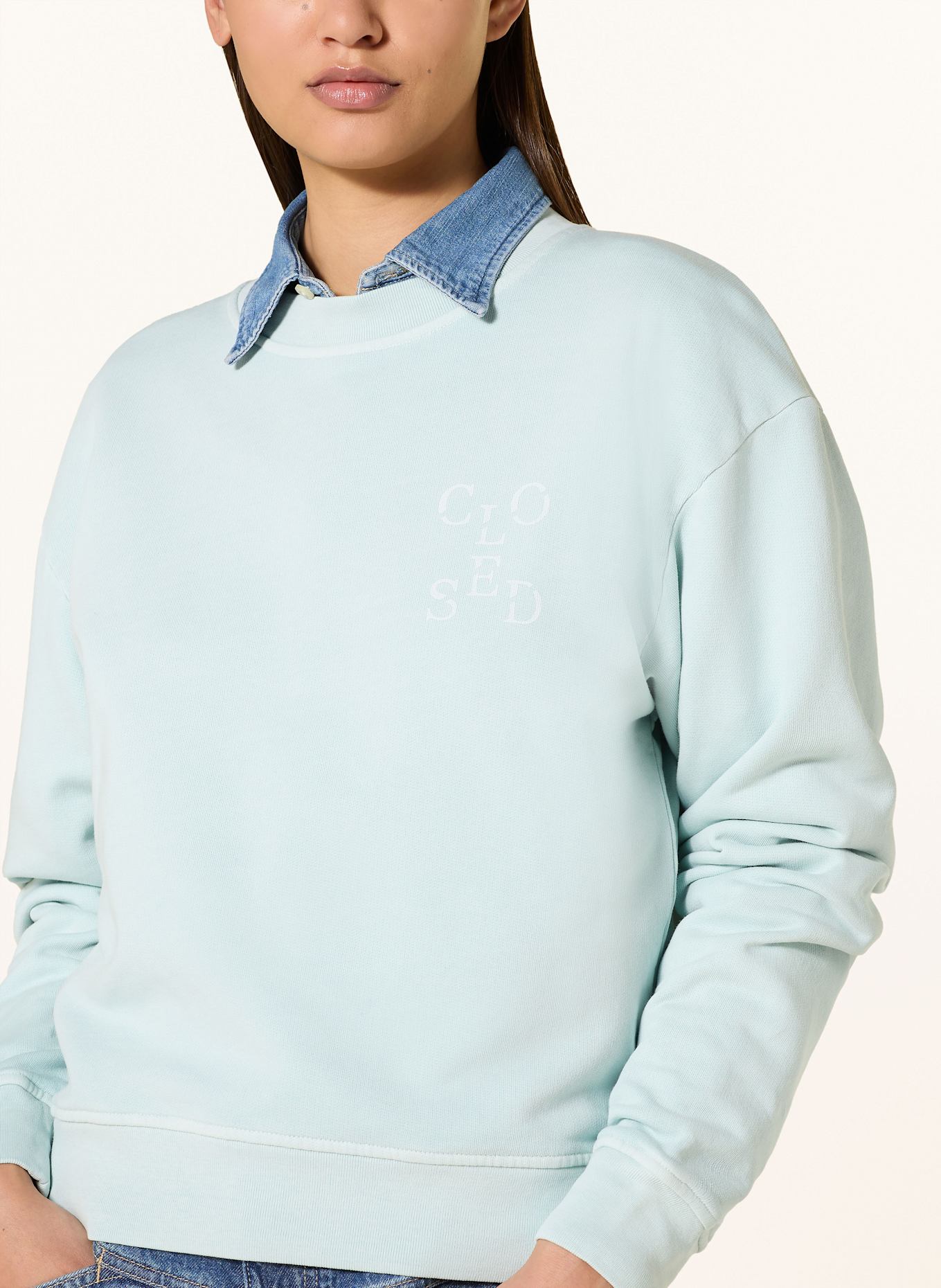 CLOSED Sweatshirt: HELLBLAU