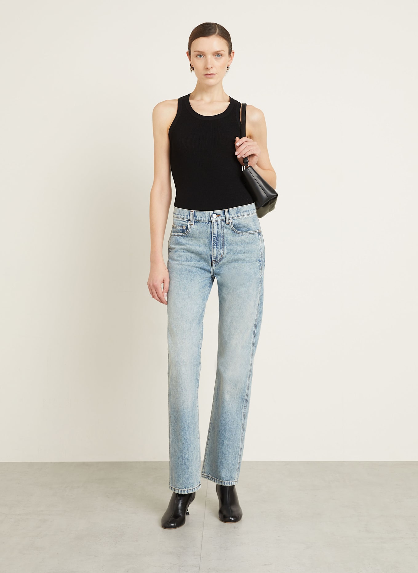 Proenza Schouler Strick-Top ROBERTS: SCHWARZ