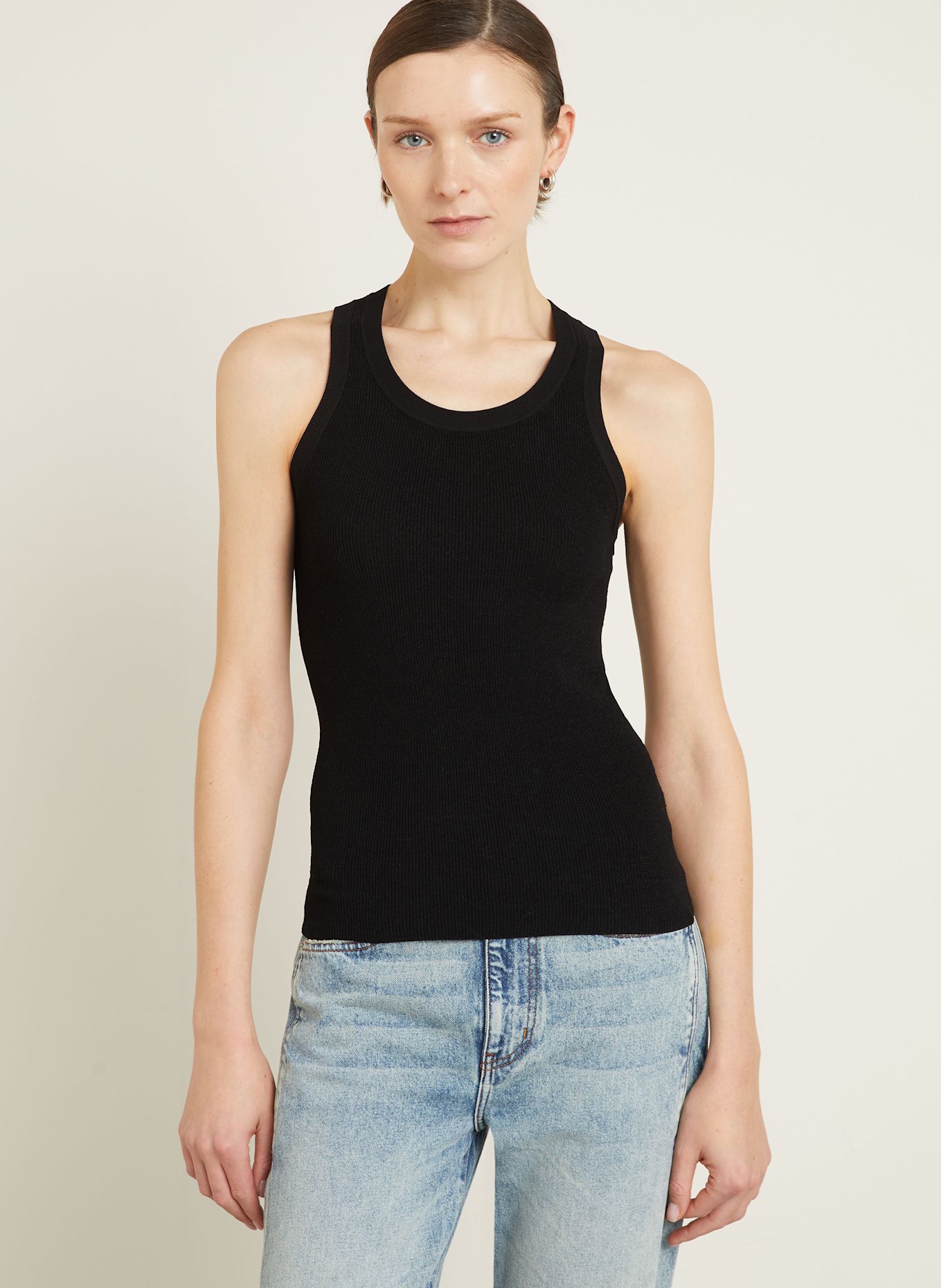 Proenza Schouler Strick-Top ROBERTS: SCHWARZ