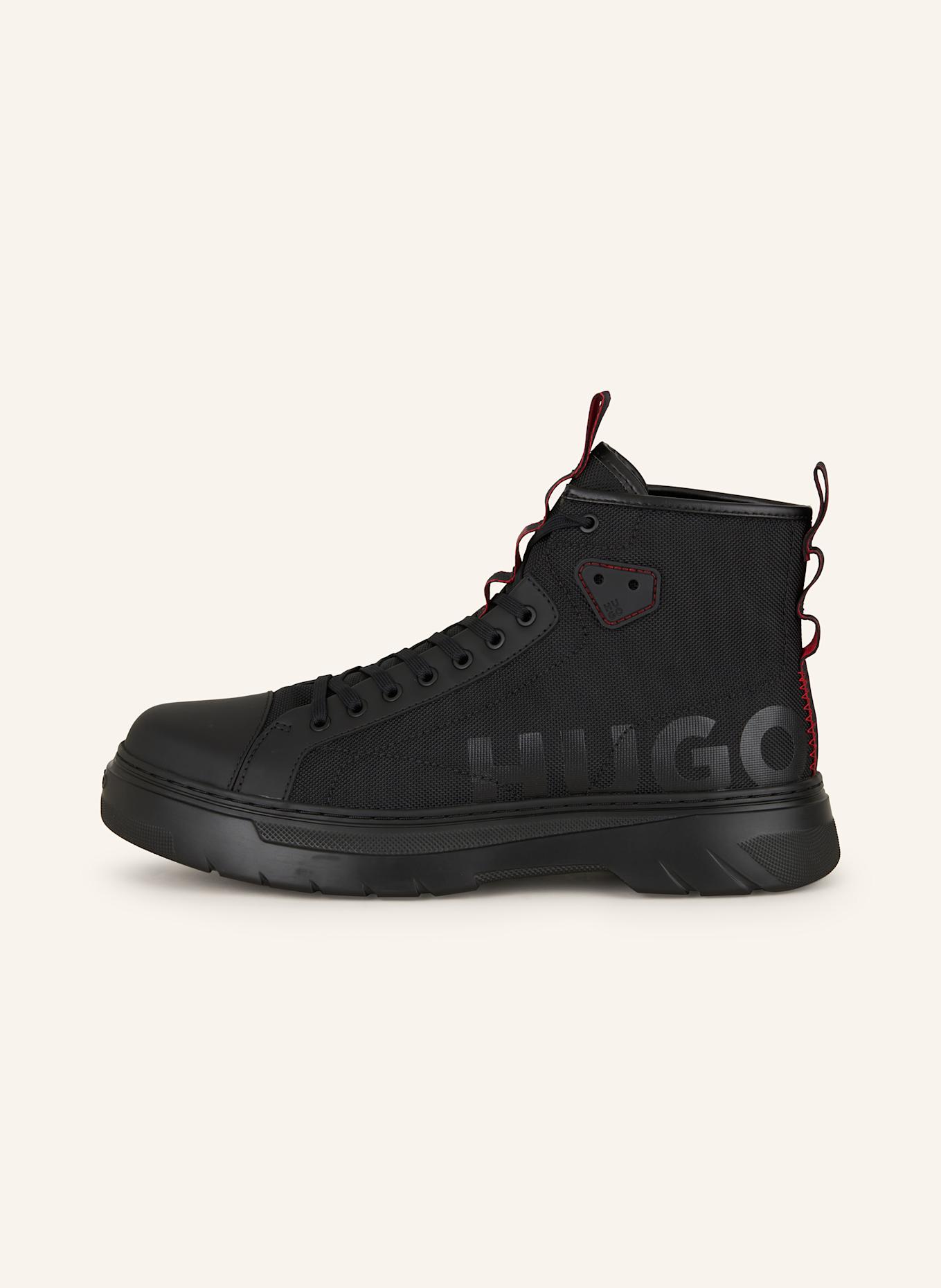 HUGO Schnürboots URIAN: SCHWARZ