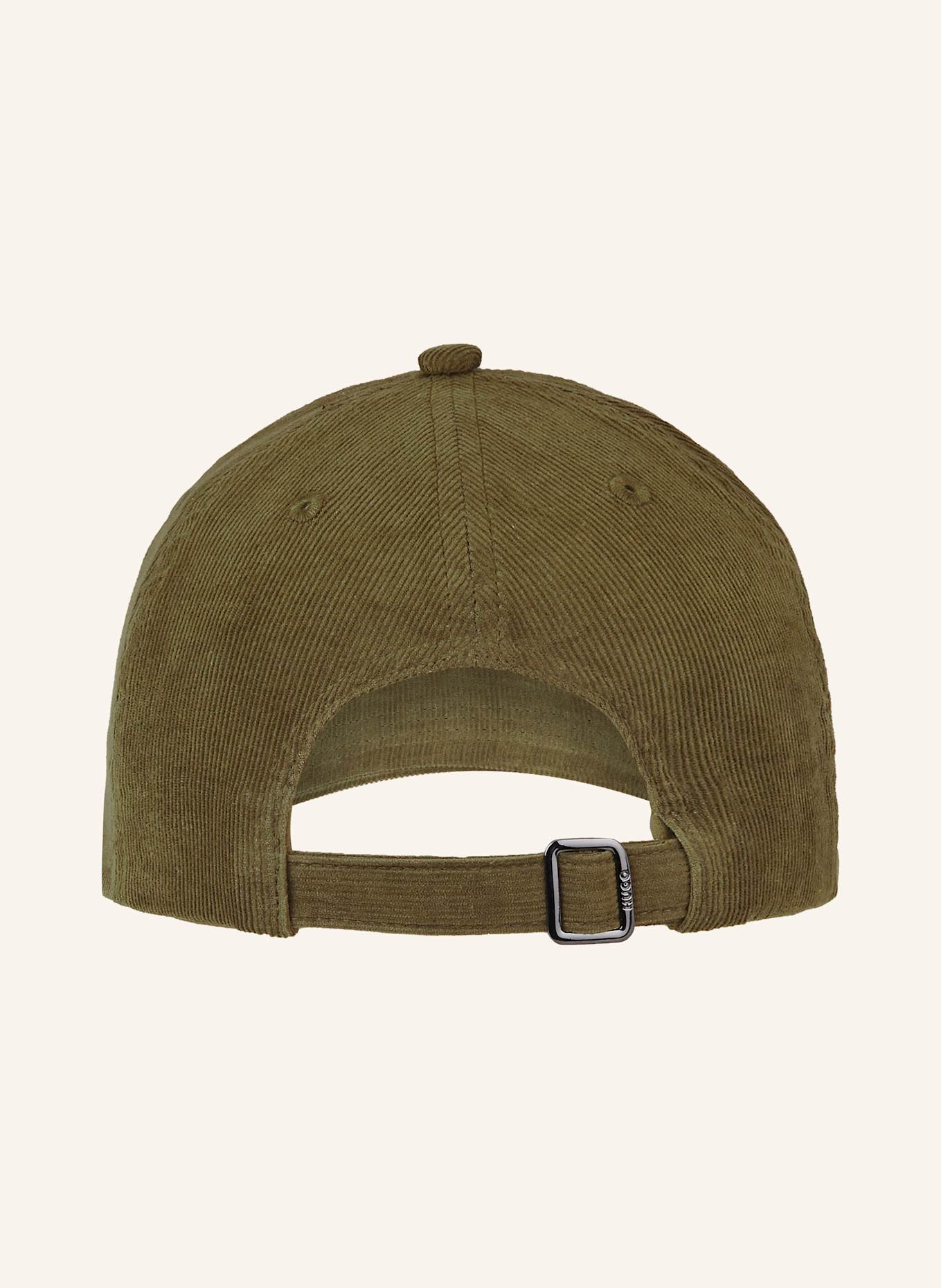 HUGO Manšestrová kšiltovka JAKE: KHAKI
