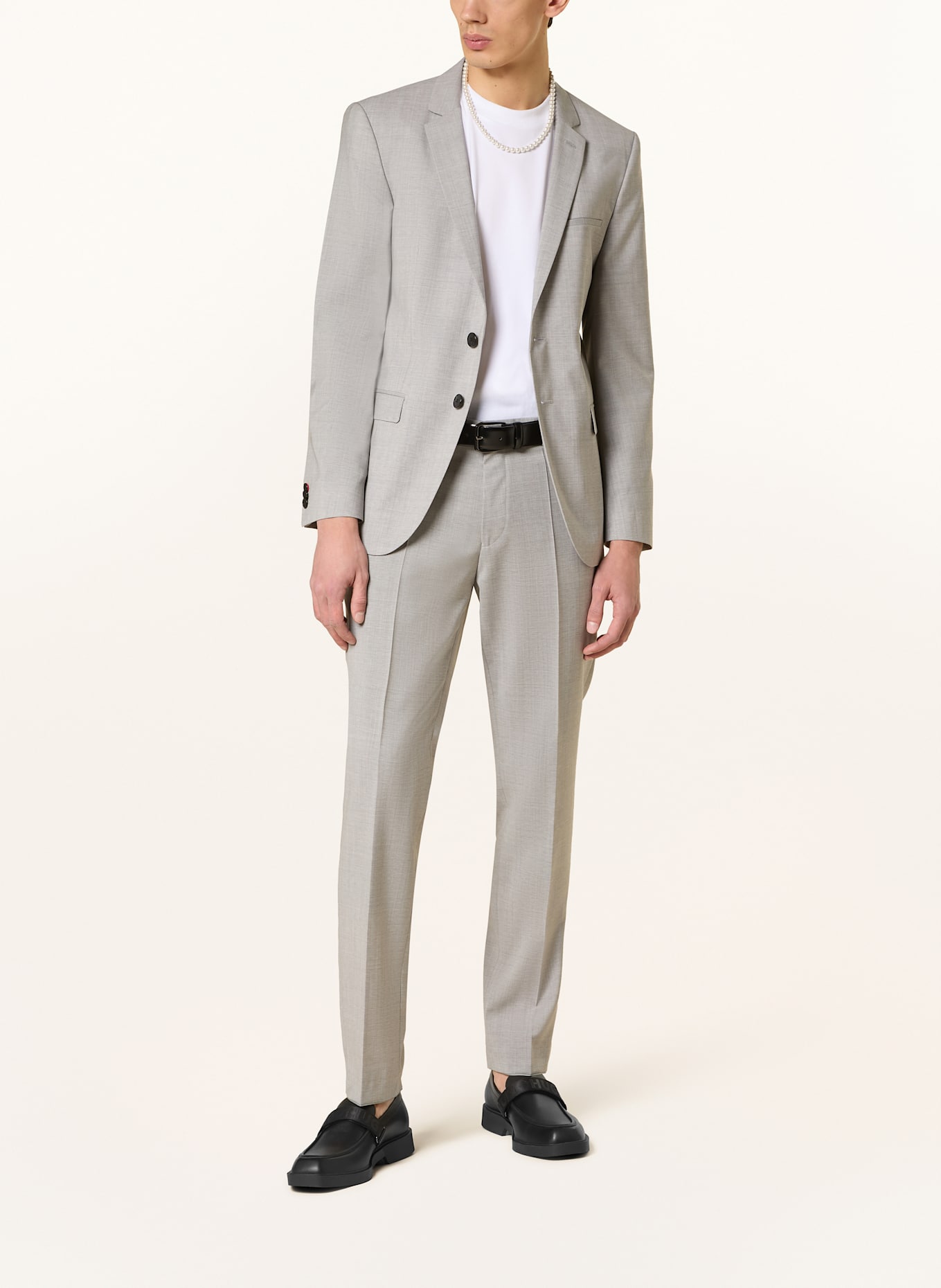 HUGO Suit jacket ARTI232X "extra slim fit: 050 LIGHT/PASTEL GREY