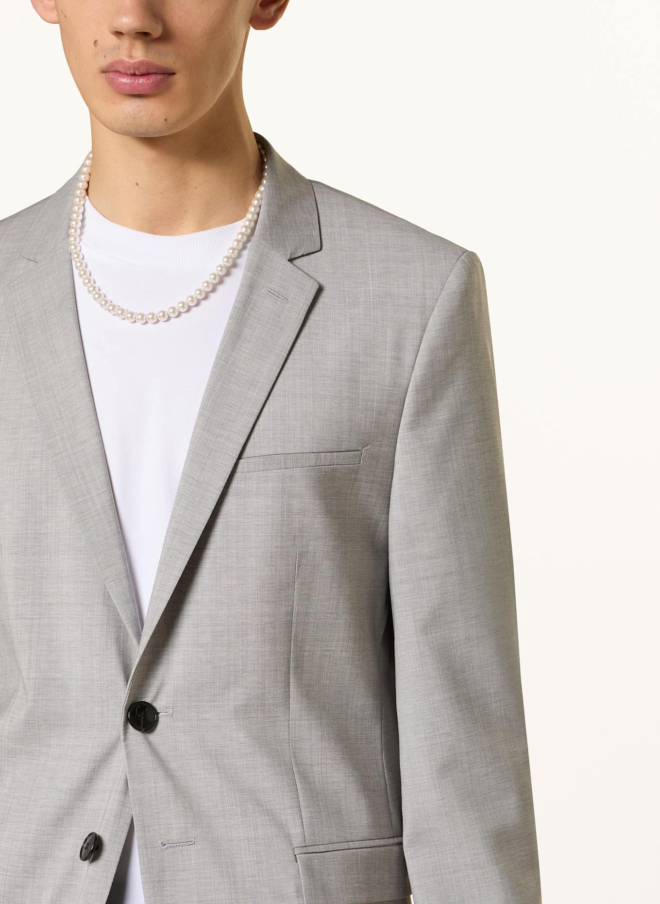 HUGO Suit jacket ARTI232X "extra slim fit: 050 LIGHT/PASTEL GREY