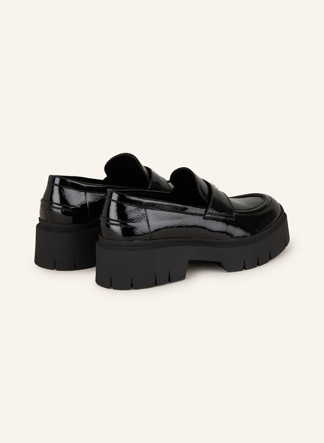 HUGO Platform loafer KRIS, Color: BLACK (Image 2)