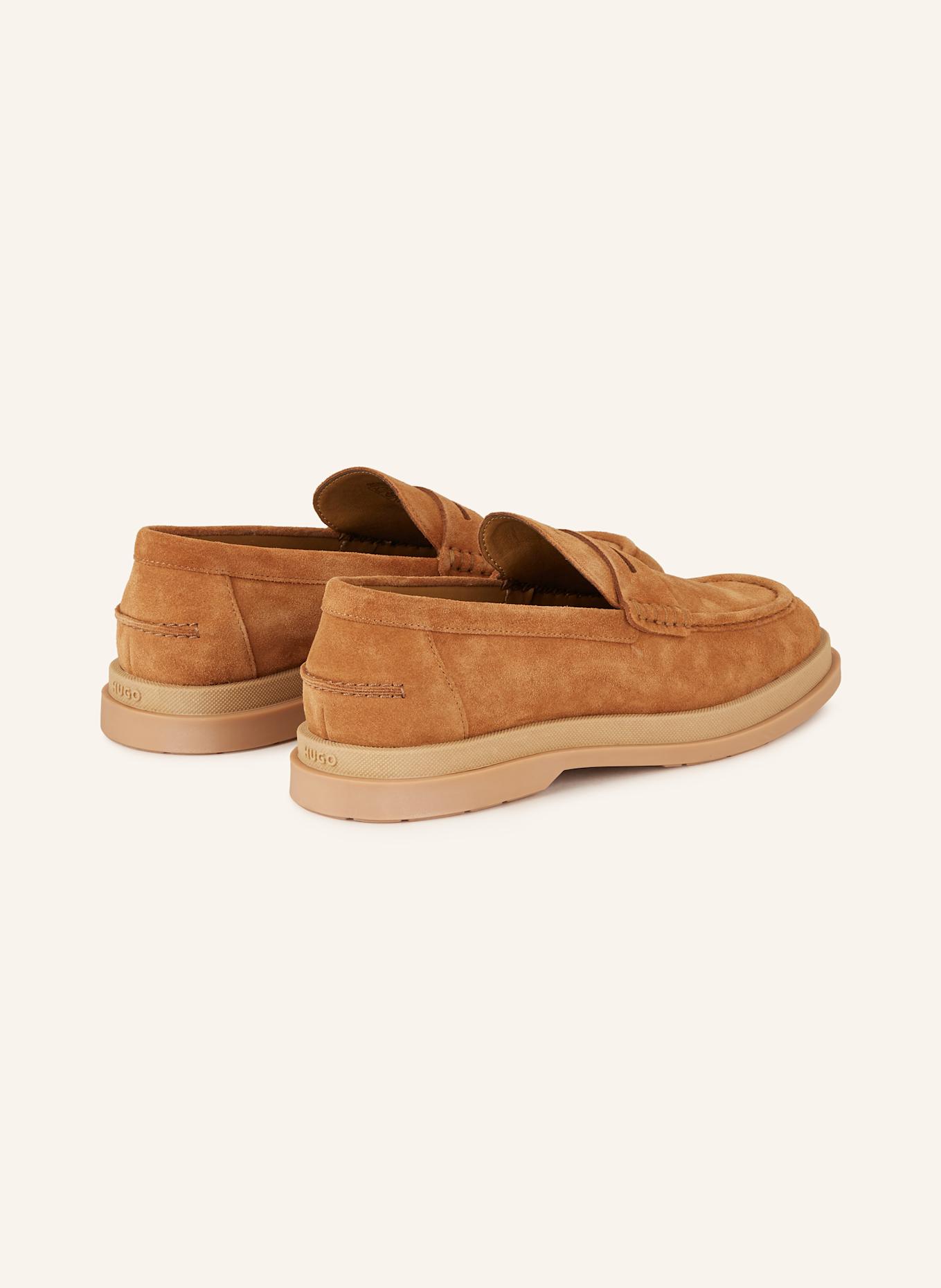 HUGO Penny-Loafer CHAOL: HELLBRAUN
