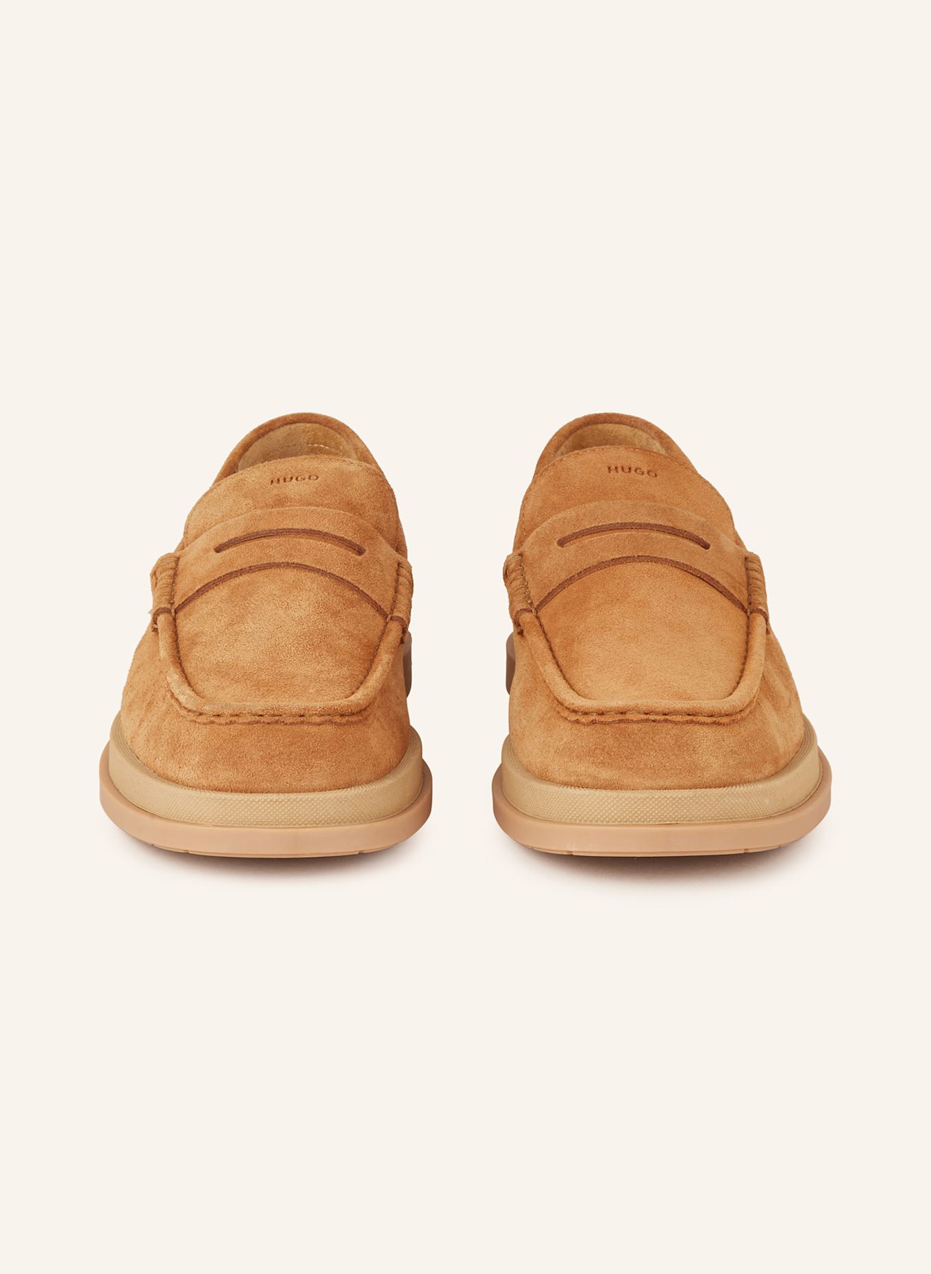 HUGO Penny-Loafer CHAOL: HELLBRAUN