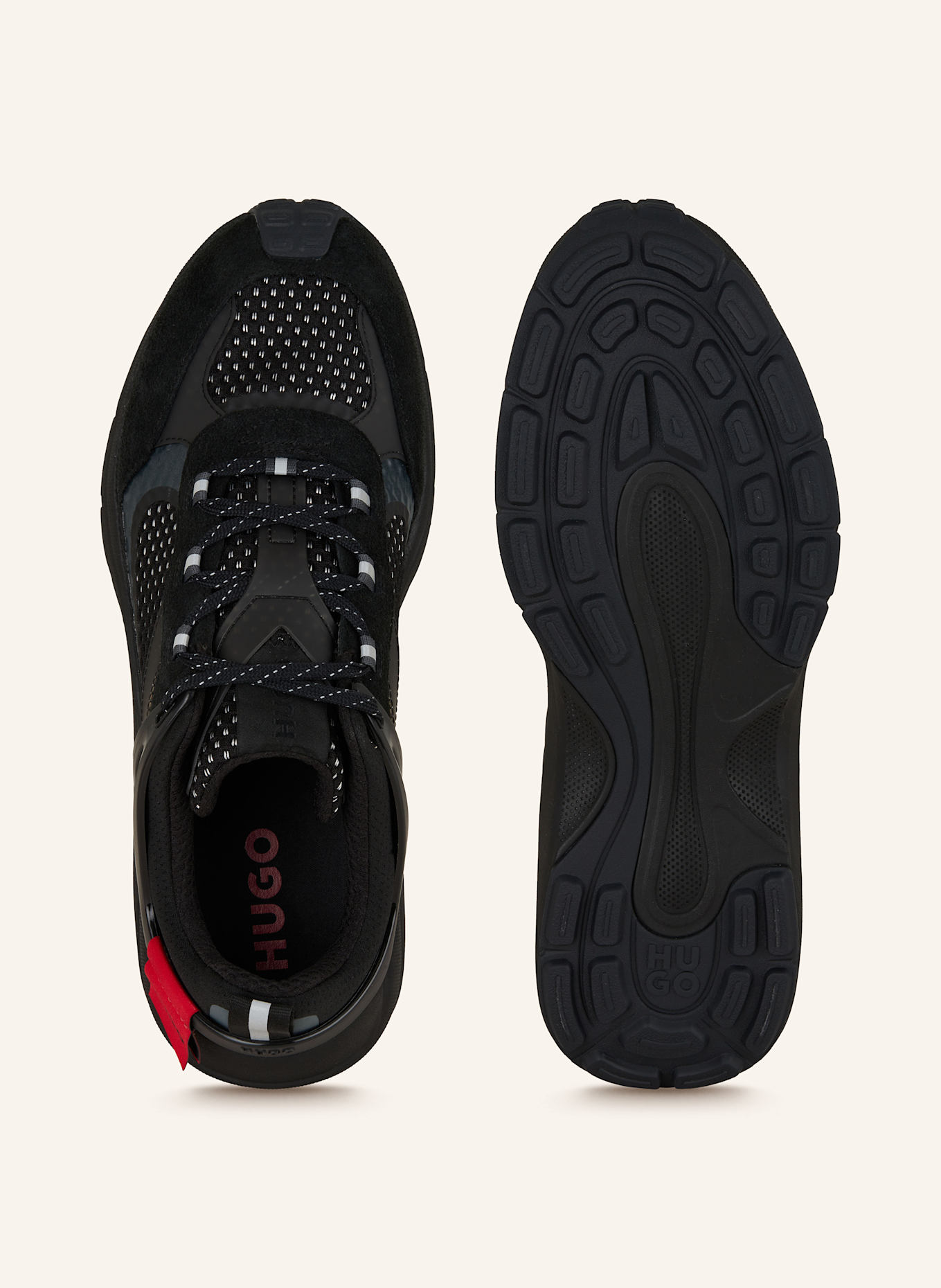 HUGO Sneaker GO2: SCHWARZ