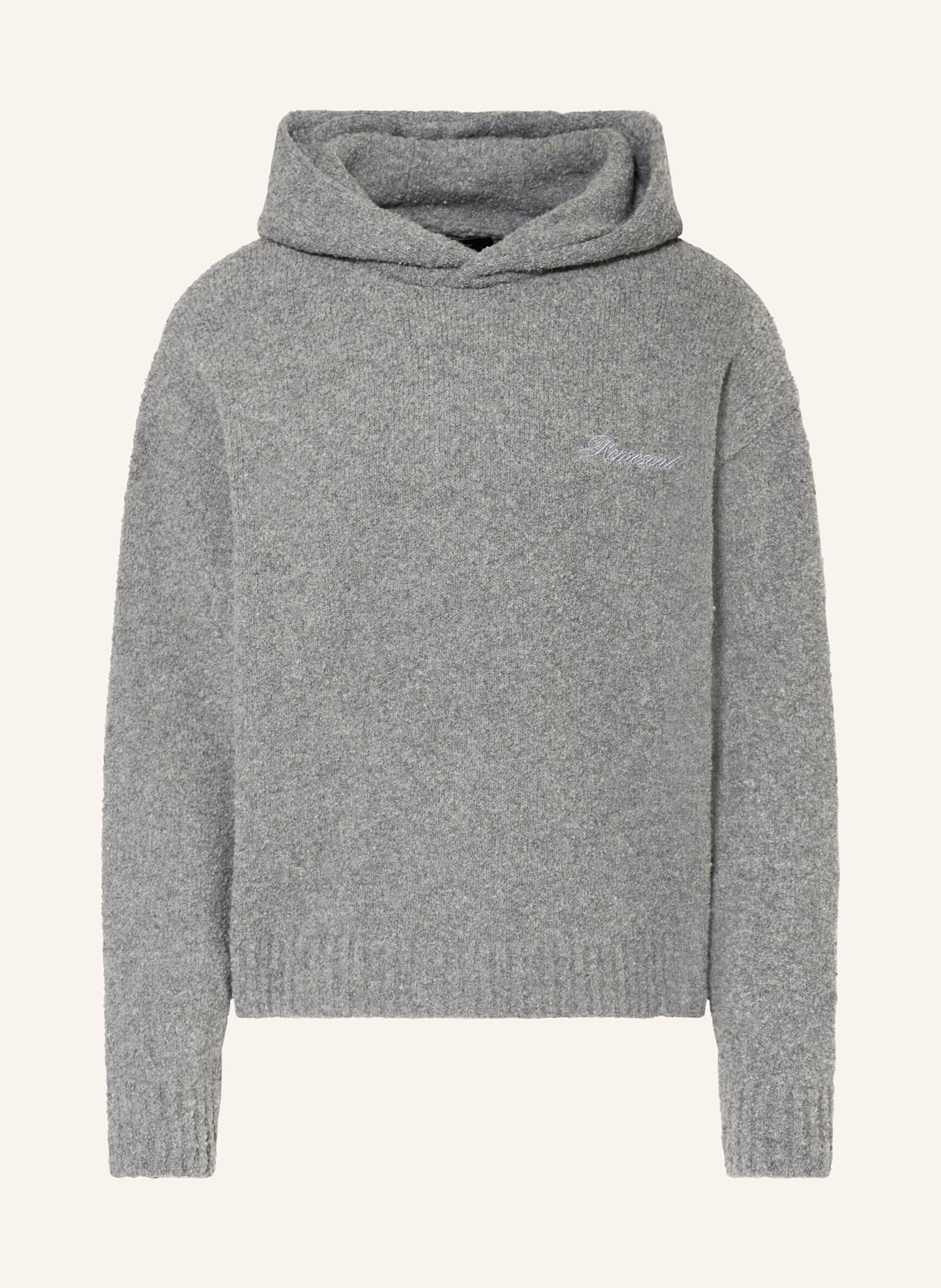 REPRESENT Knit hoodie: GRAY