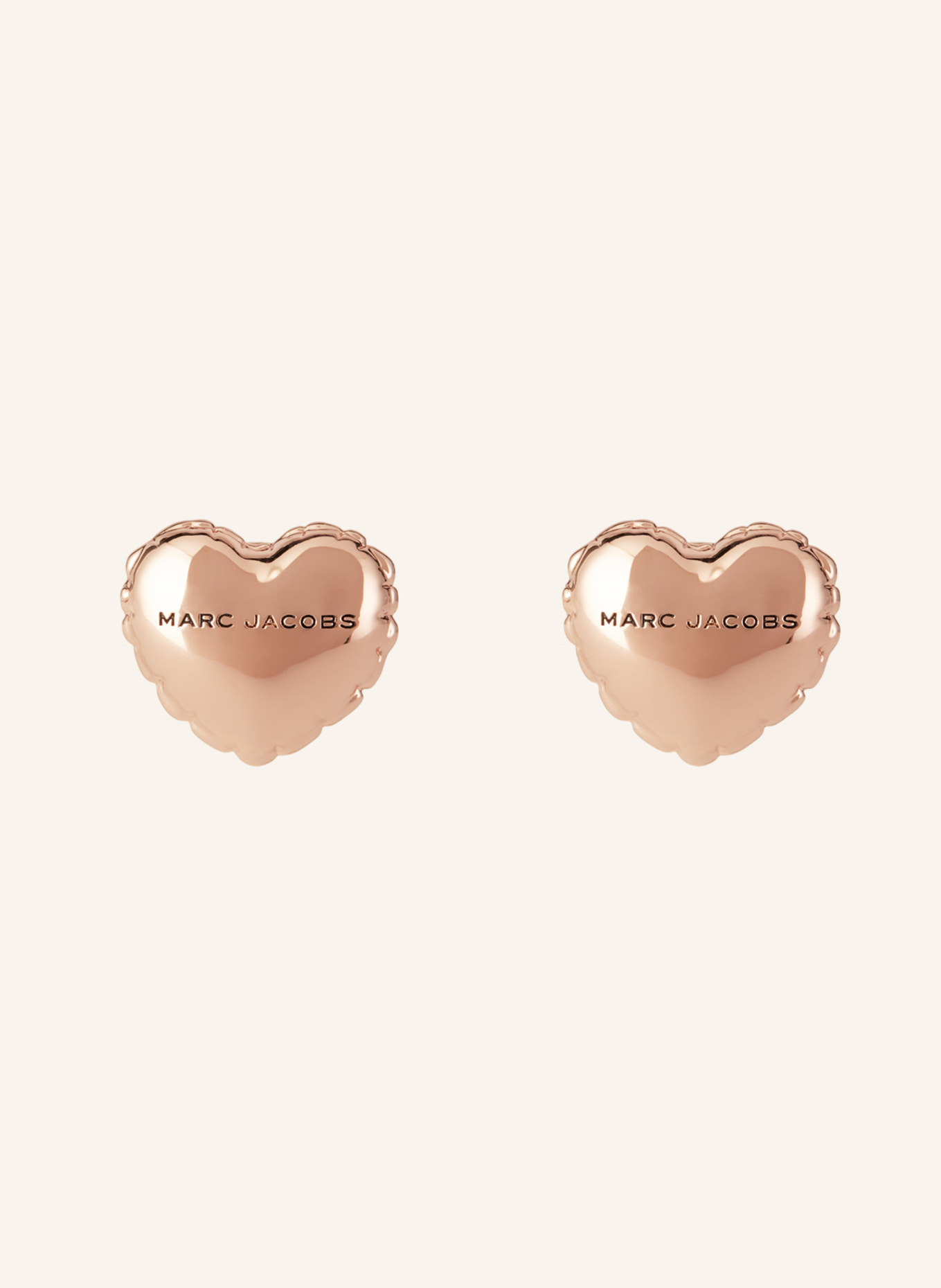 MARC JACOBS Ohrstecker BALLOON HEART: ROSÉGOLD