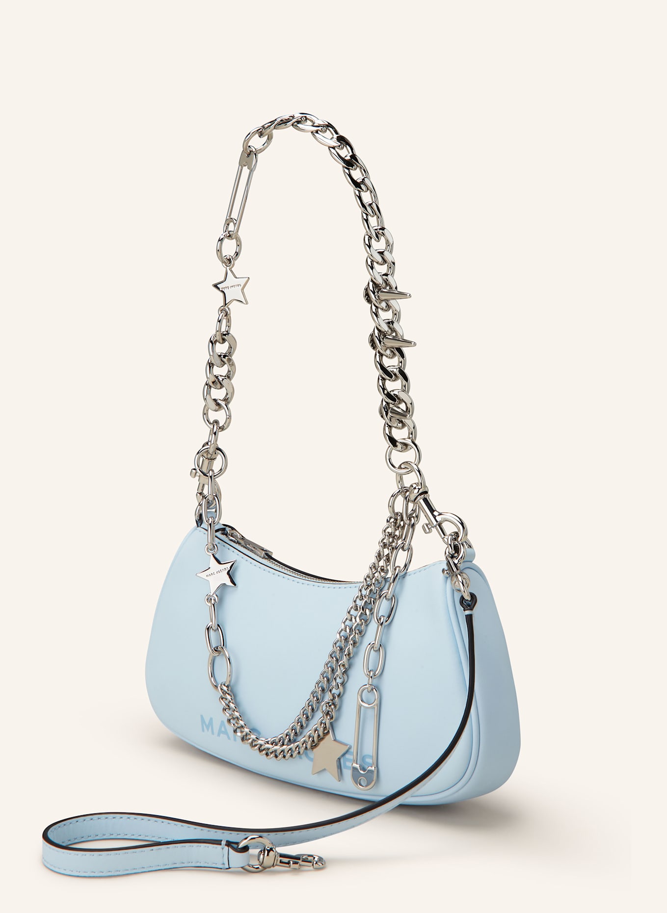 Marc Jacobs ブルー The Star Charm ショルダーバッグ Marc Jacobs: ブルー The Star Charm ショルダーバッグ | SSENSE