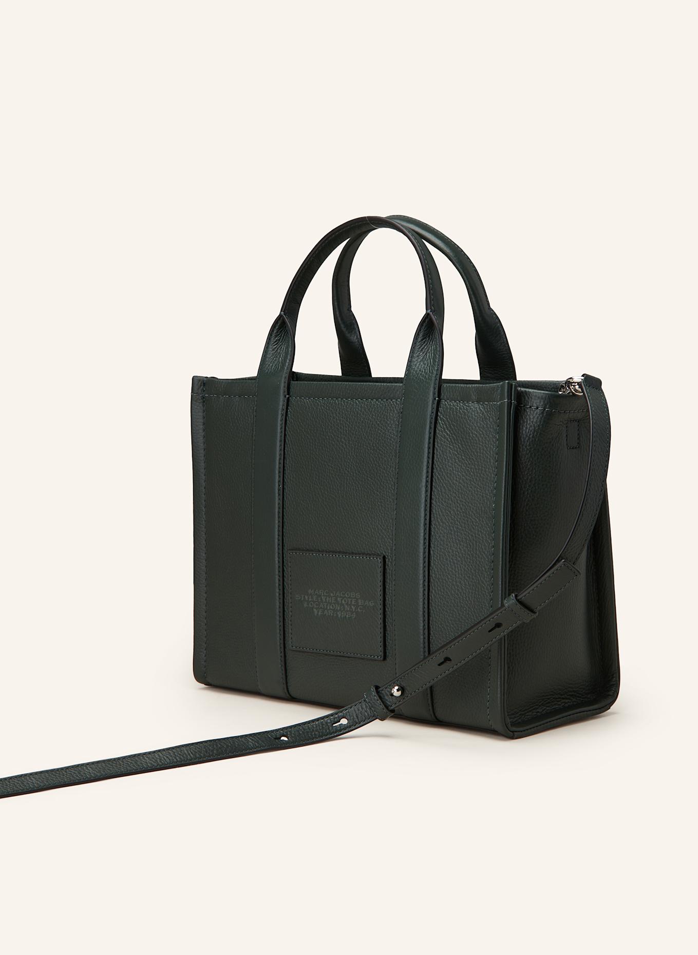 MARC JACOBS Shopper THE MEDIUM TOTE BAG: DUNKELGRÜN