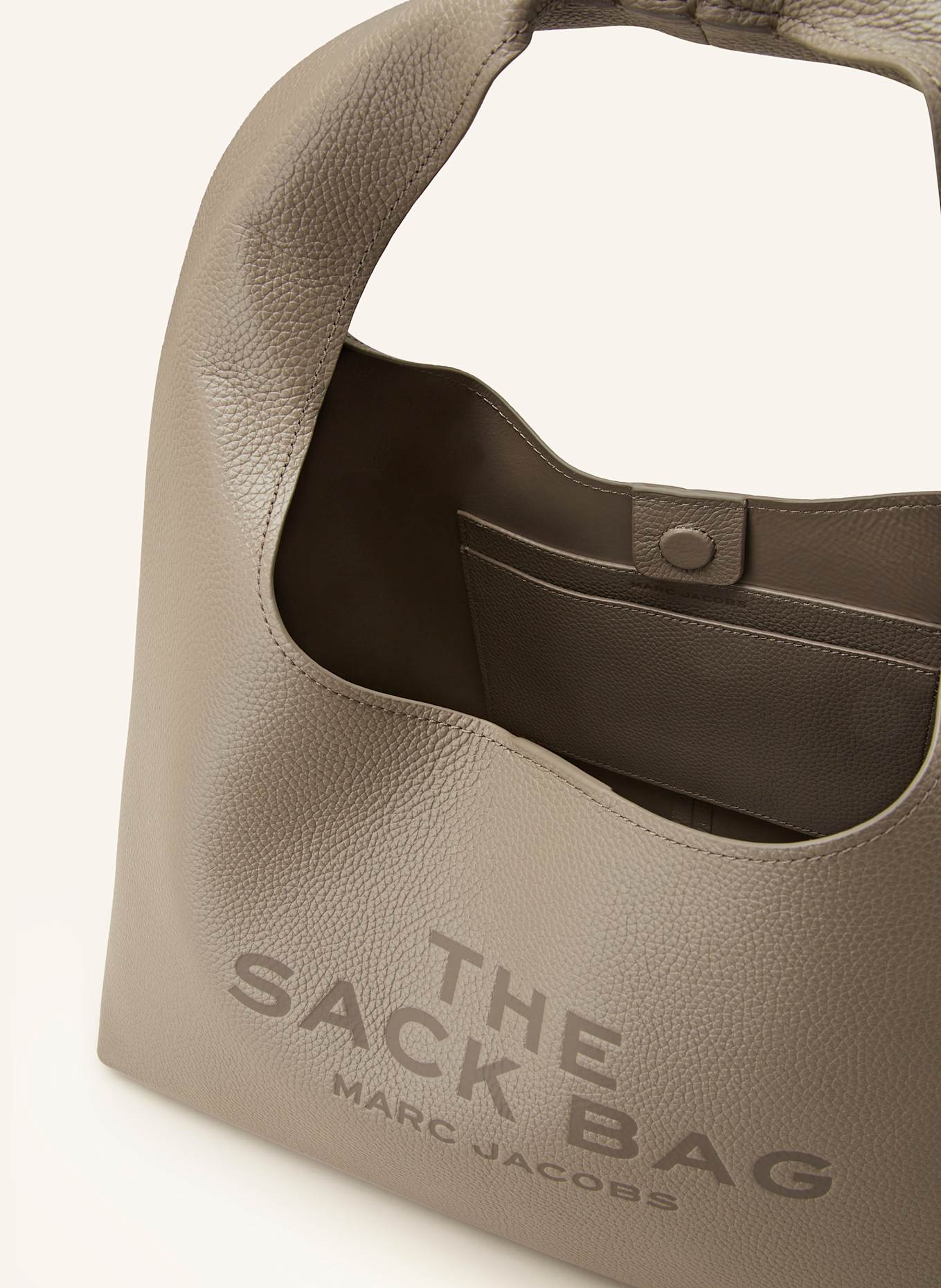 MARC JACOBS Handtasche THE SACK BAG mit Pouch: TAUPE