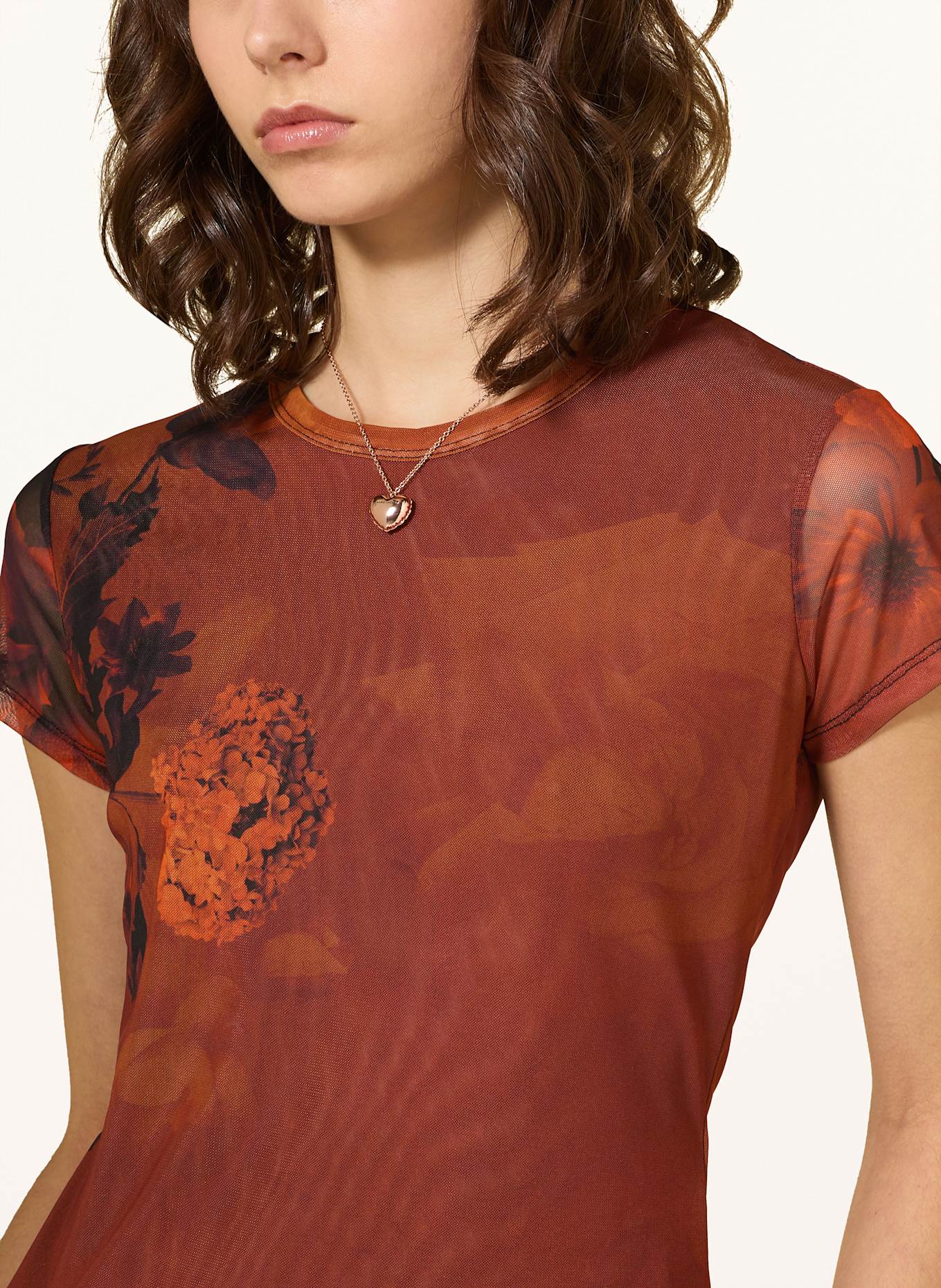 MARC JACOBS Halskette BALLOON HEART: ROSÉGOLD