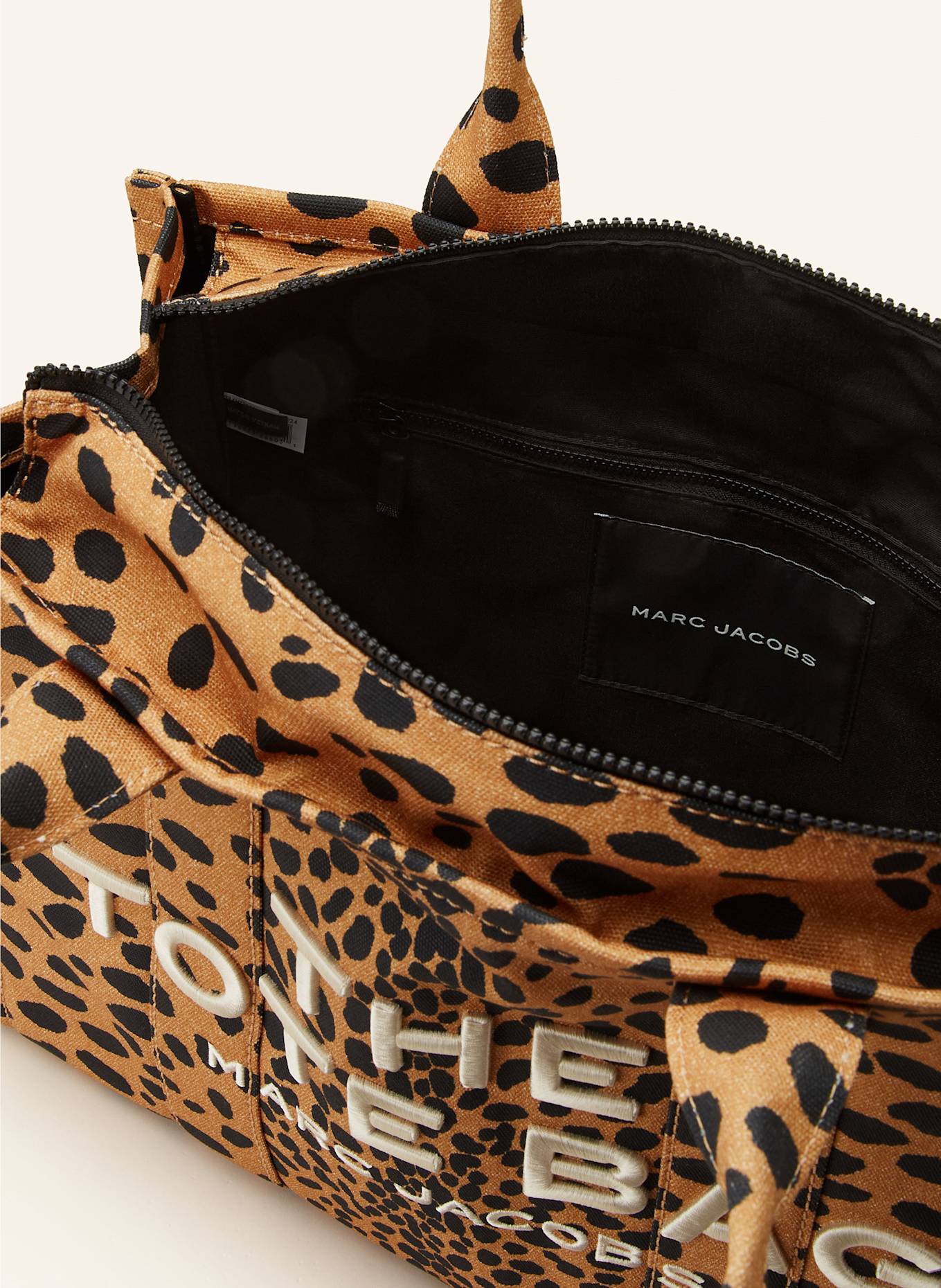 MARC JACOBS Shopper THE LARGE TOTE BAG, Farbe: COGNAC/ SCHWARZ (Bild 3)