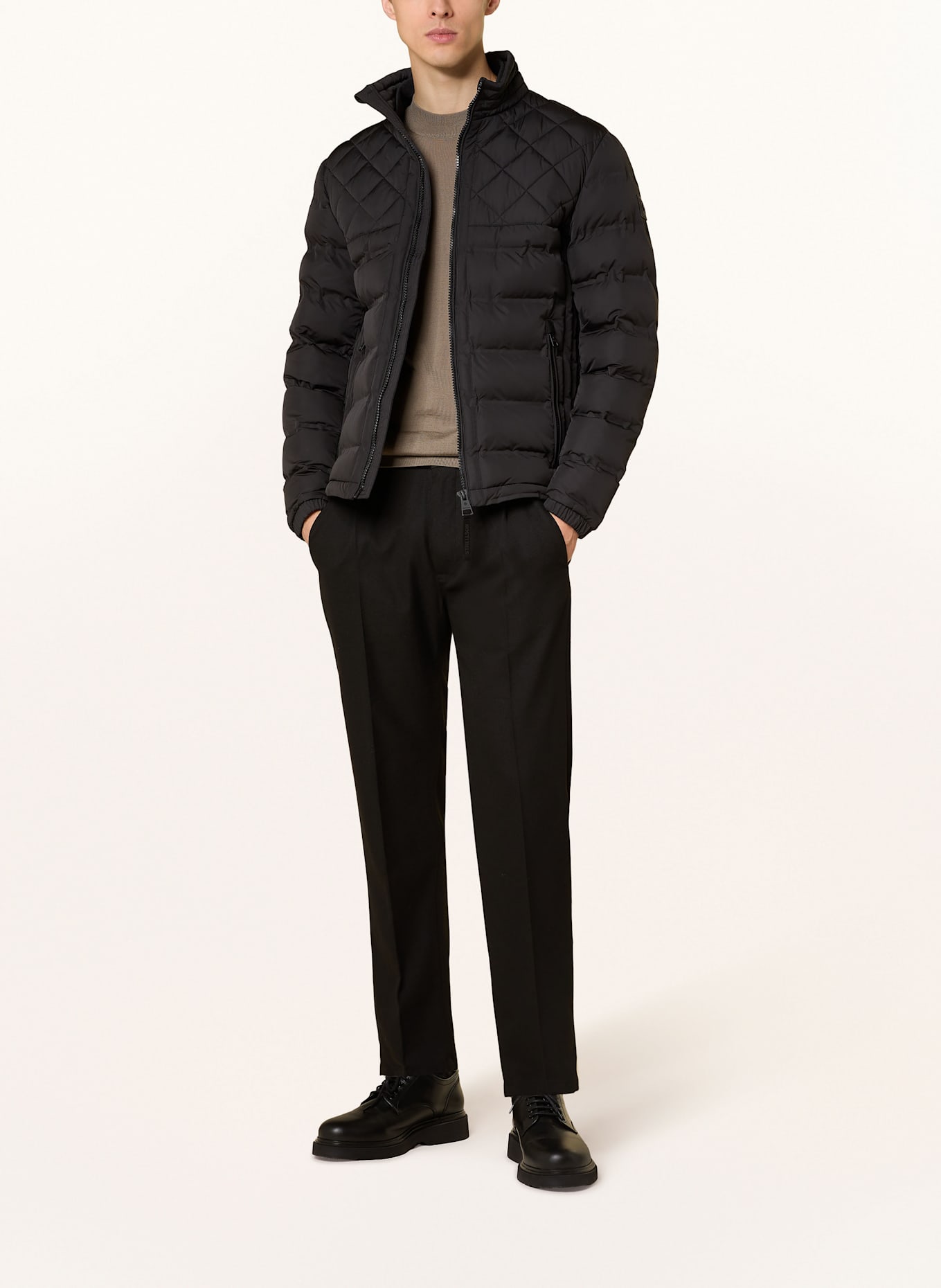 STRELLSON Steppjacke CLASON: SCHWARZ