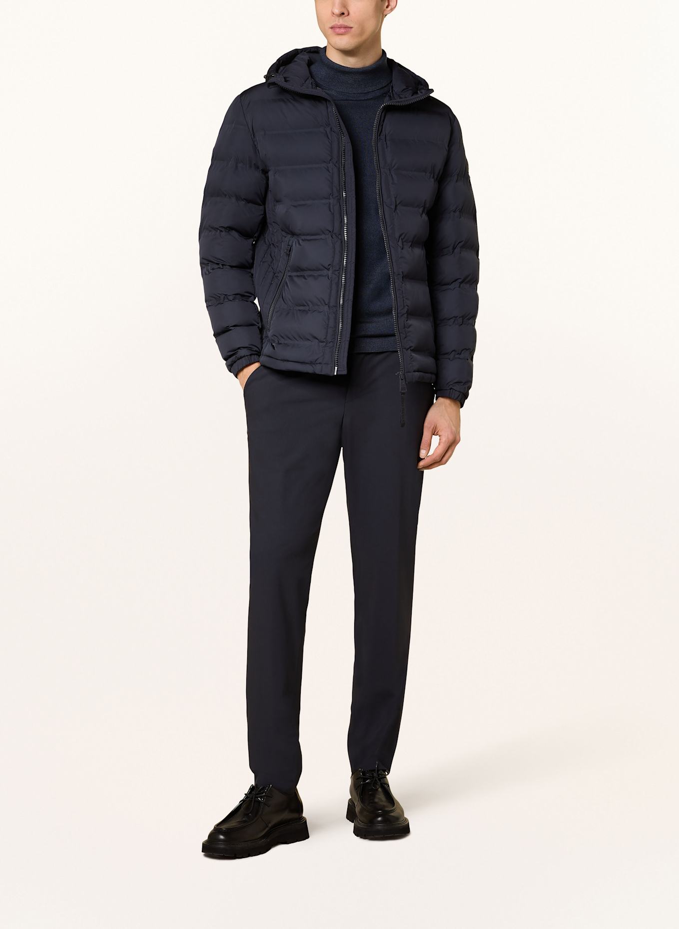 STRELLSON Steppjacke MODICA FUSED: DUNKELBLAU