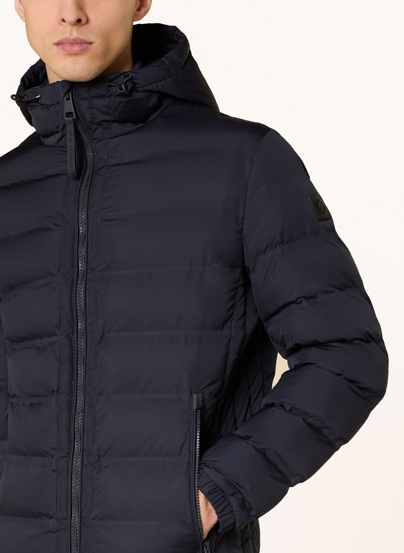 STRELLSON Steppjacke MODICA FUSED: DUNKELBLAU