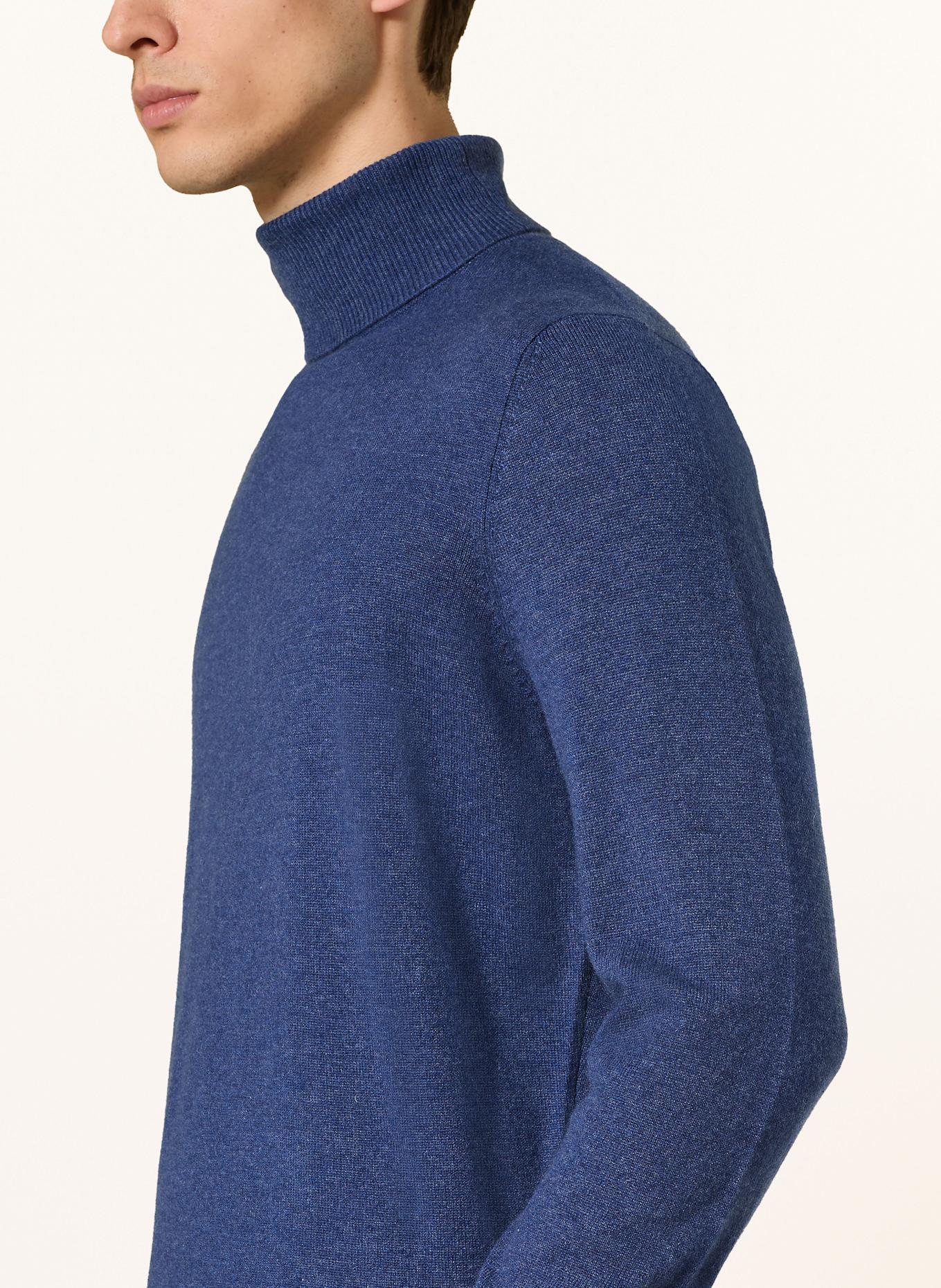 STROKESMAN'S Rollkragenpullover aus Cashmere: DUNKELBLAU