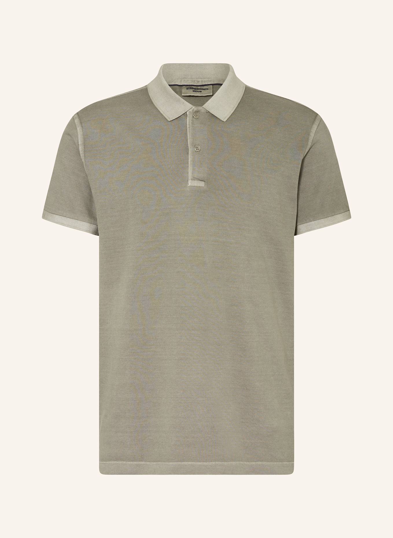 STROKESMAN'S Piqué-Poloshirt: OLIV