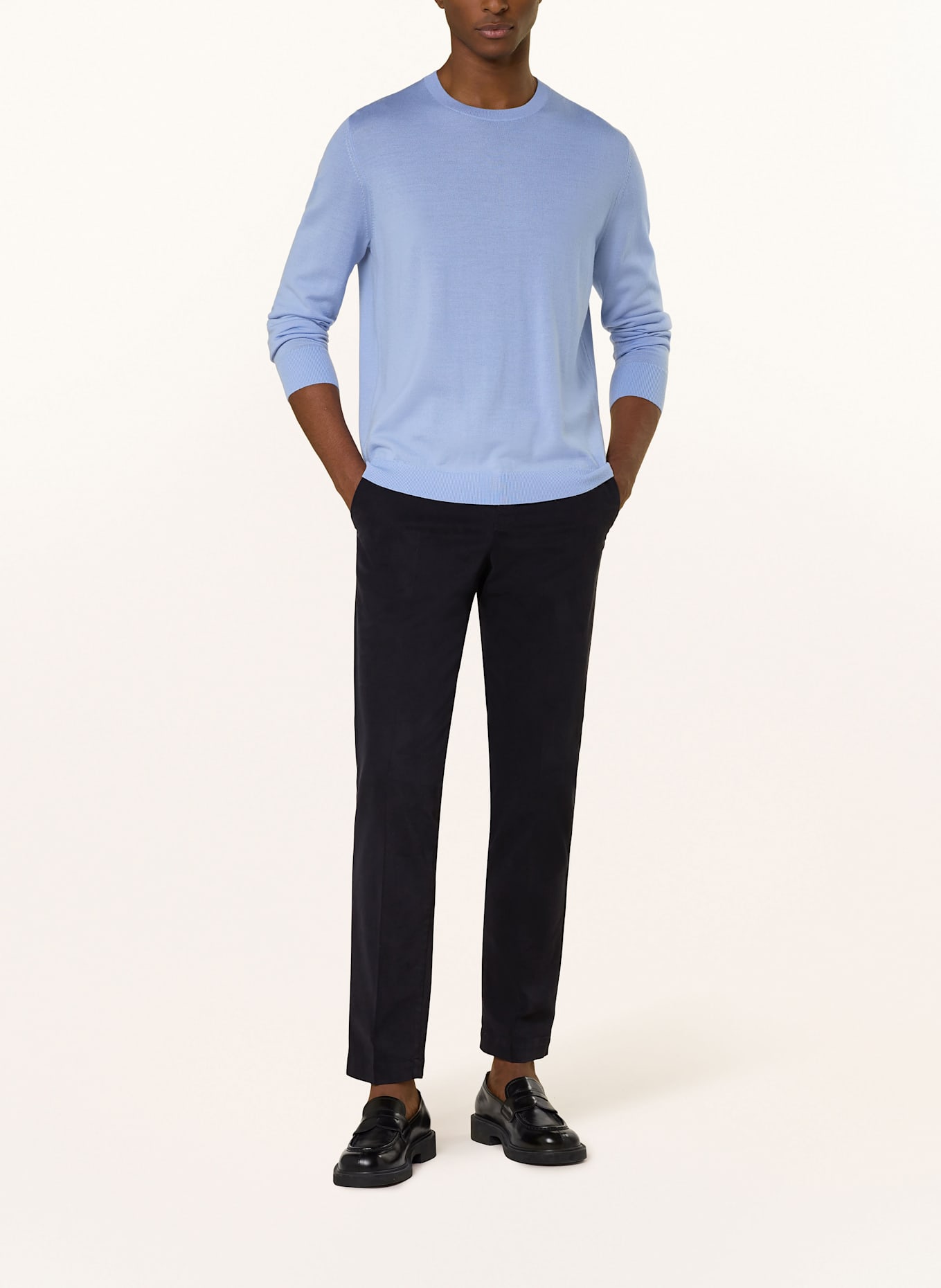 STROKESMAN'S Pullover: HELLBLAU