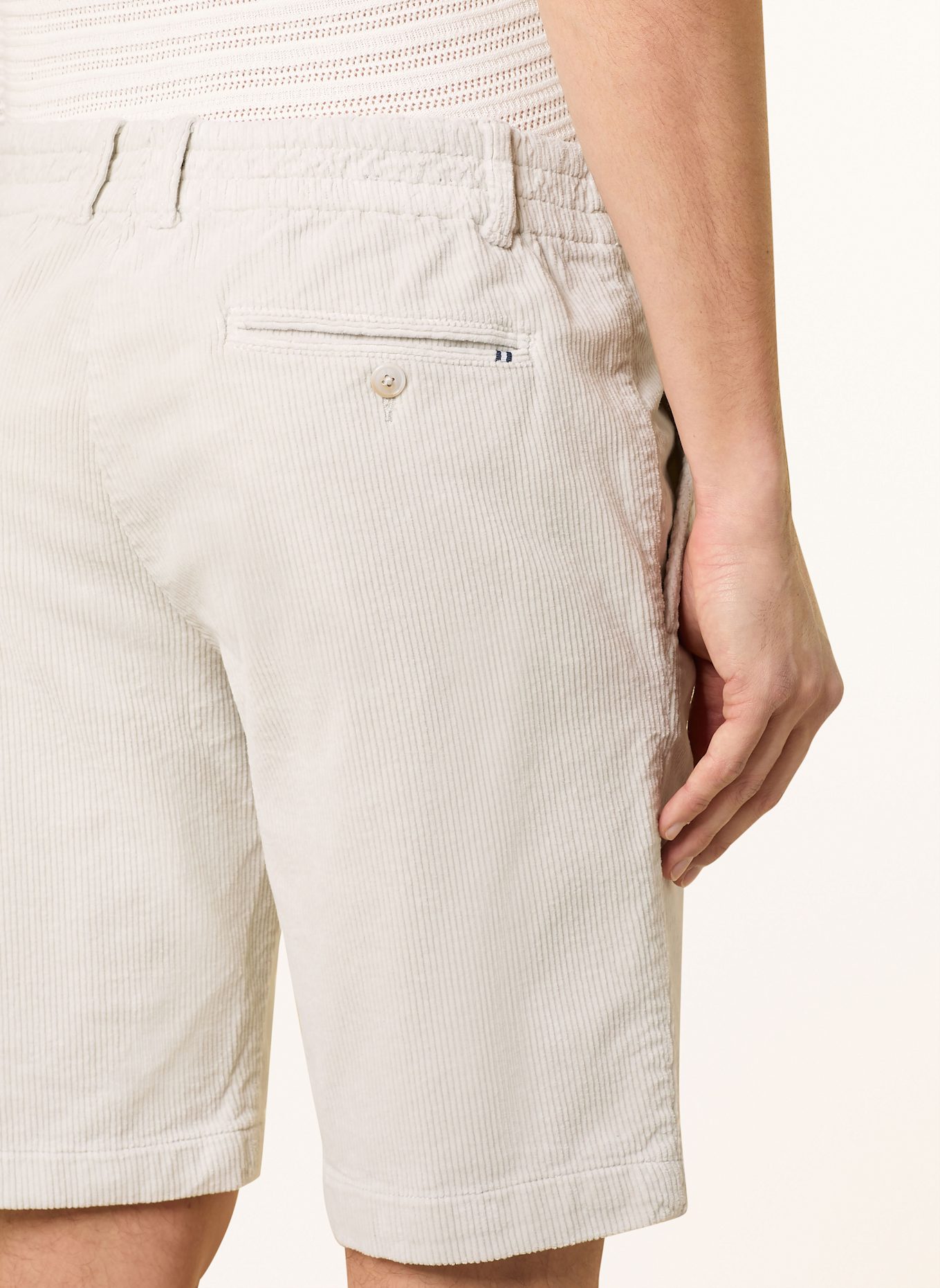 STROKESMAN'S Cordshorts Slim Fit: BEIGE