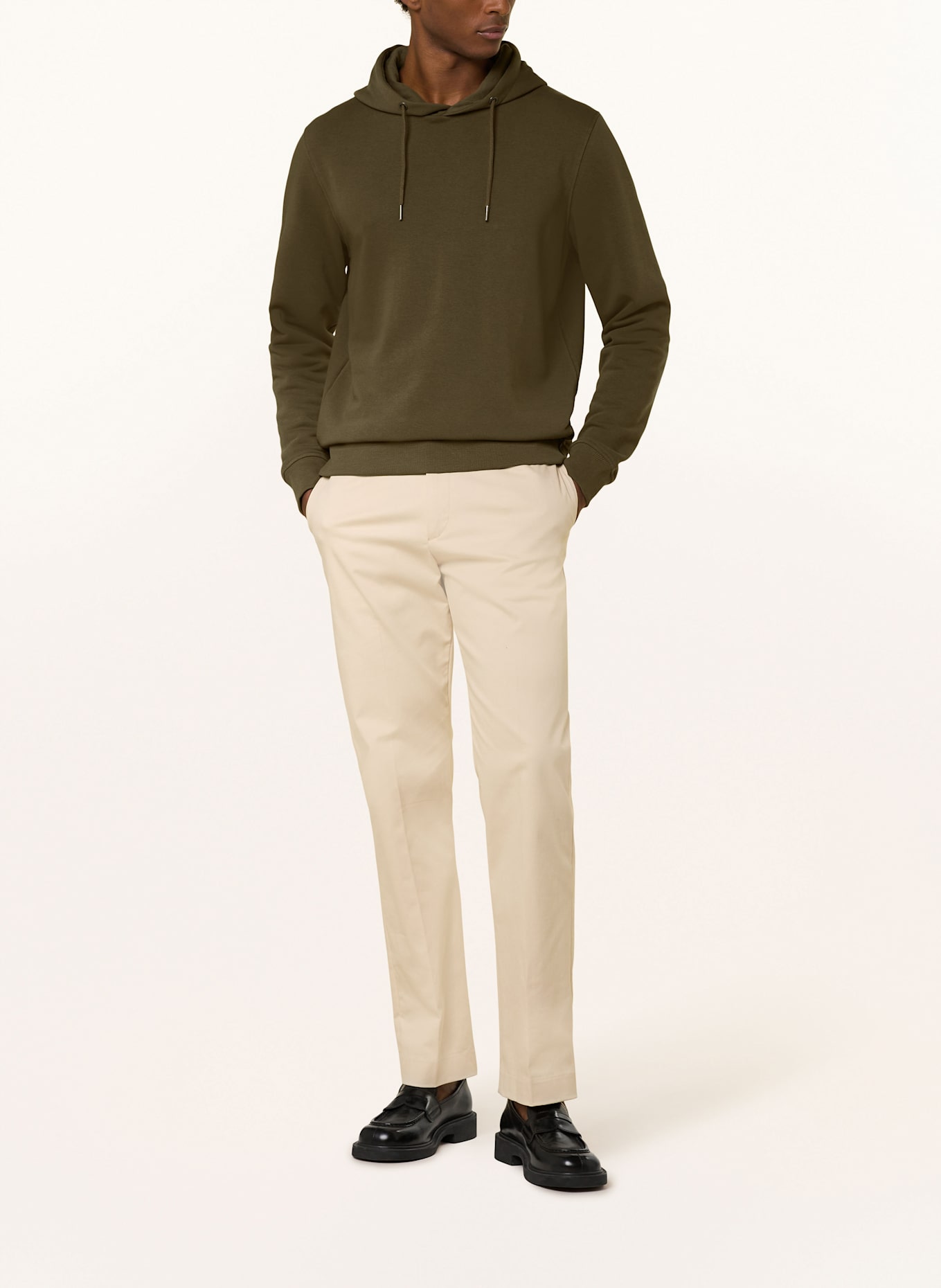 STROKESMAN'S Bluza z kapturem: OLIWKOWY