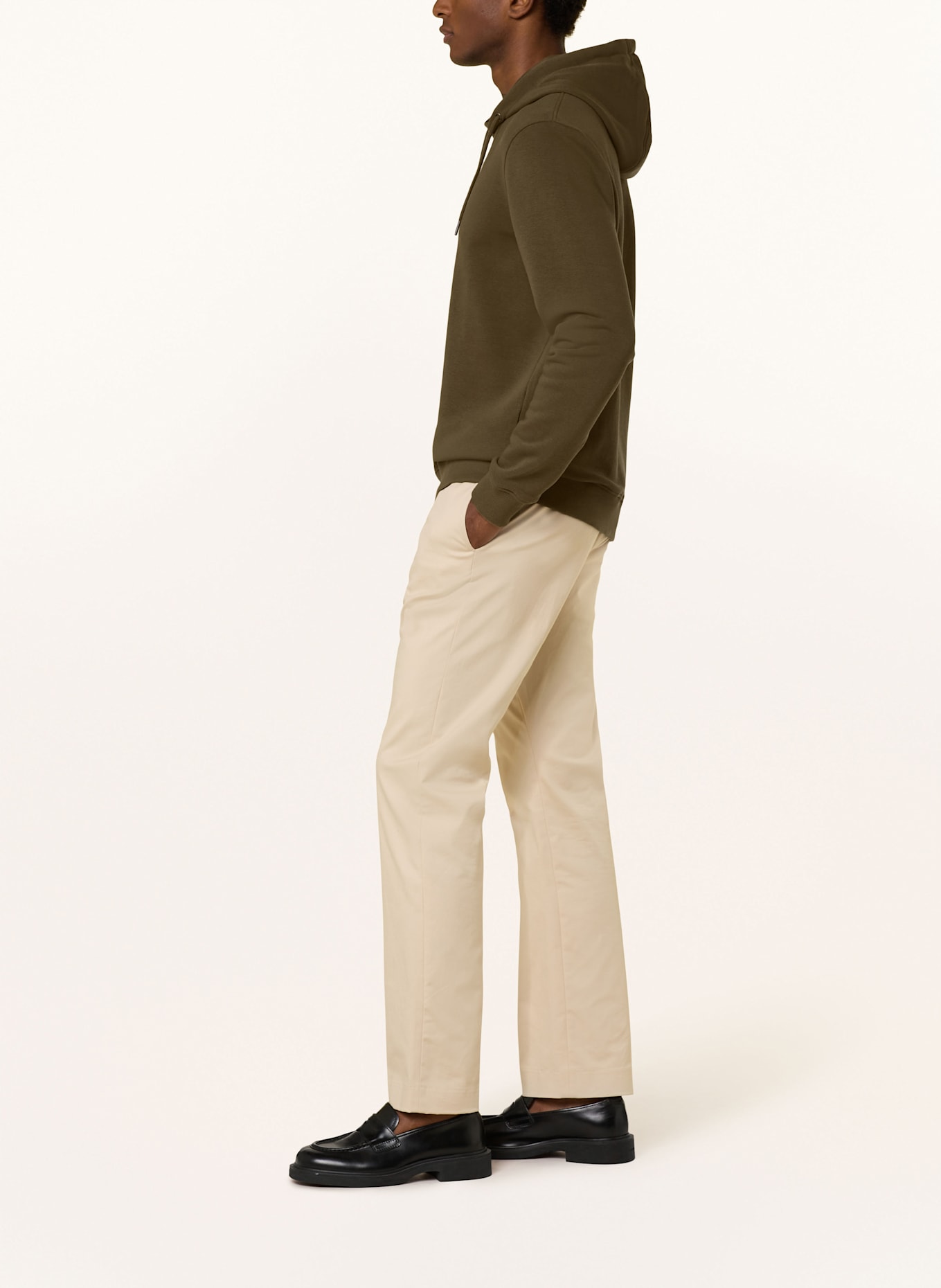 STROKESMAN'S Bluza z kapturem: OLIWKOWY