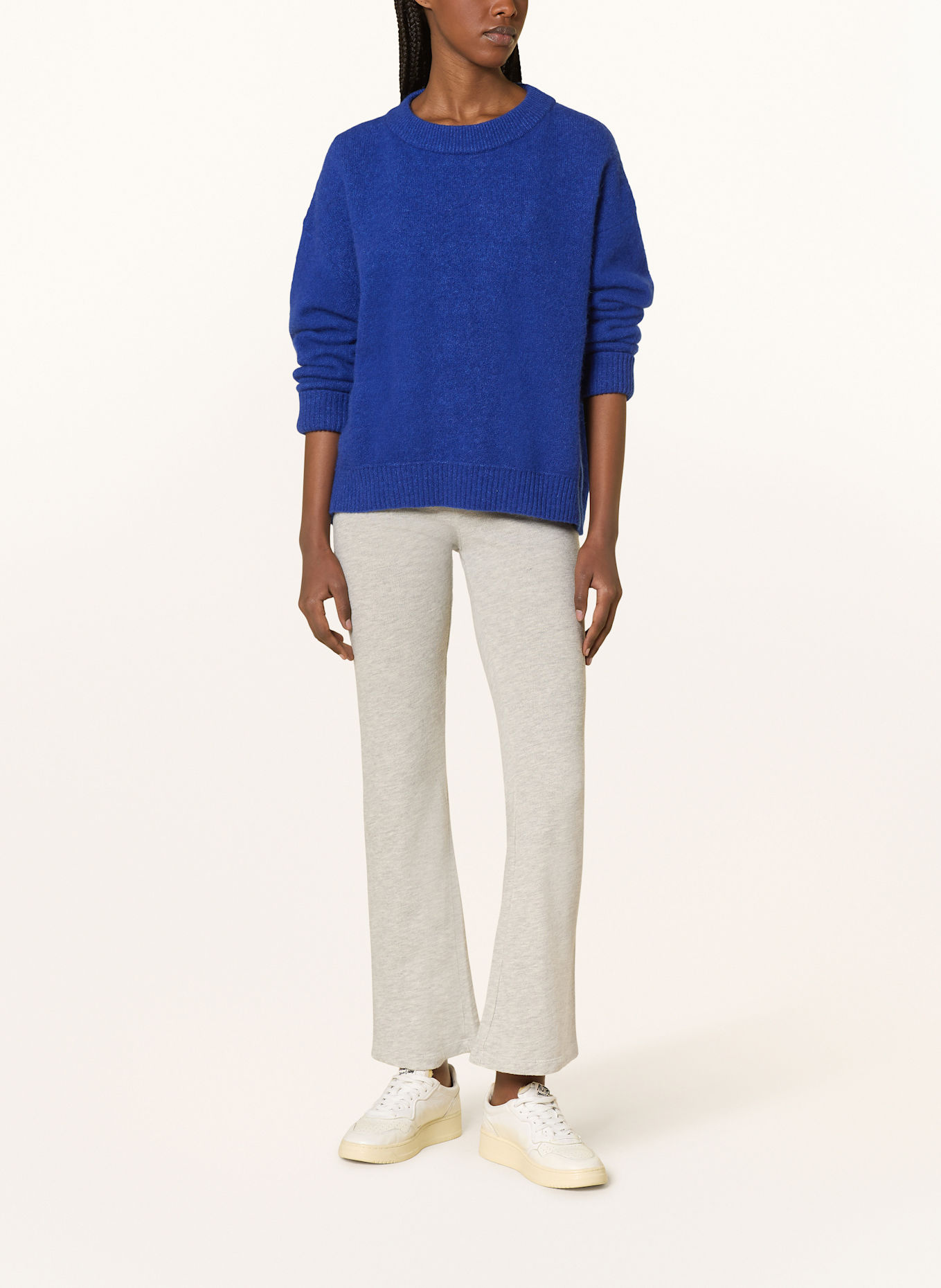 American Vintage Pullover VITOW mit Alpaka: BLAU