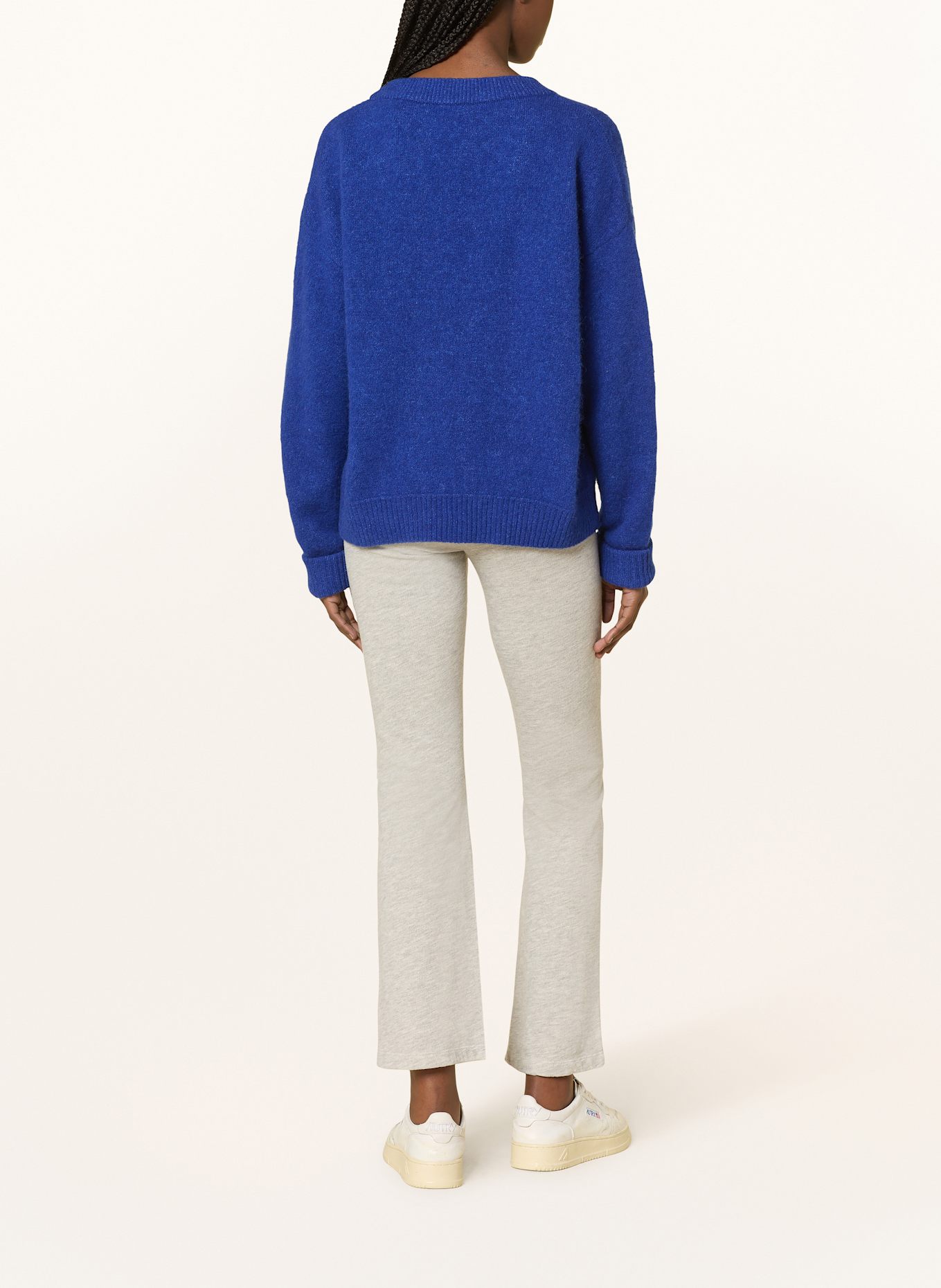 American Vintage Pullover VITOW mit Alpaka: BLAU