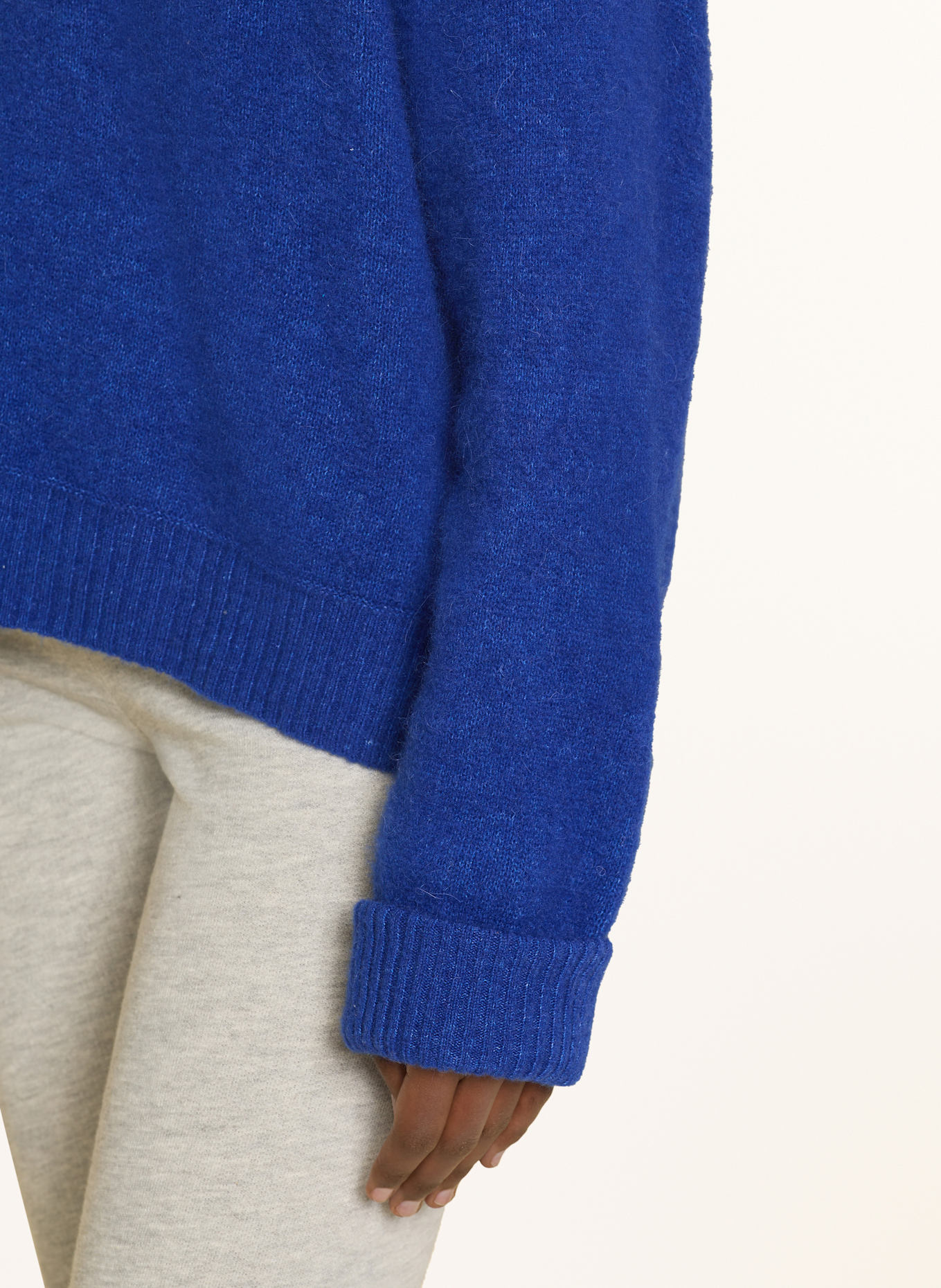 American Vintage Pullover VITOW mit Alpaka: BLAU