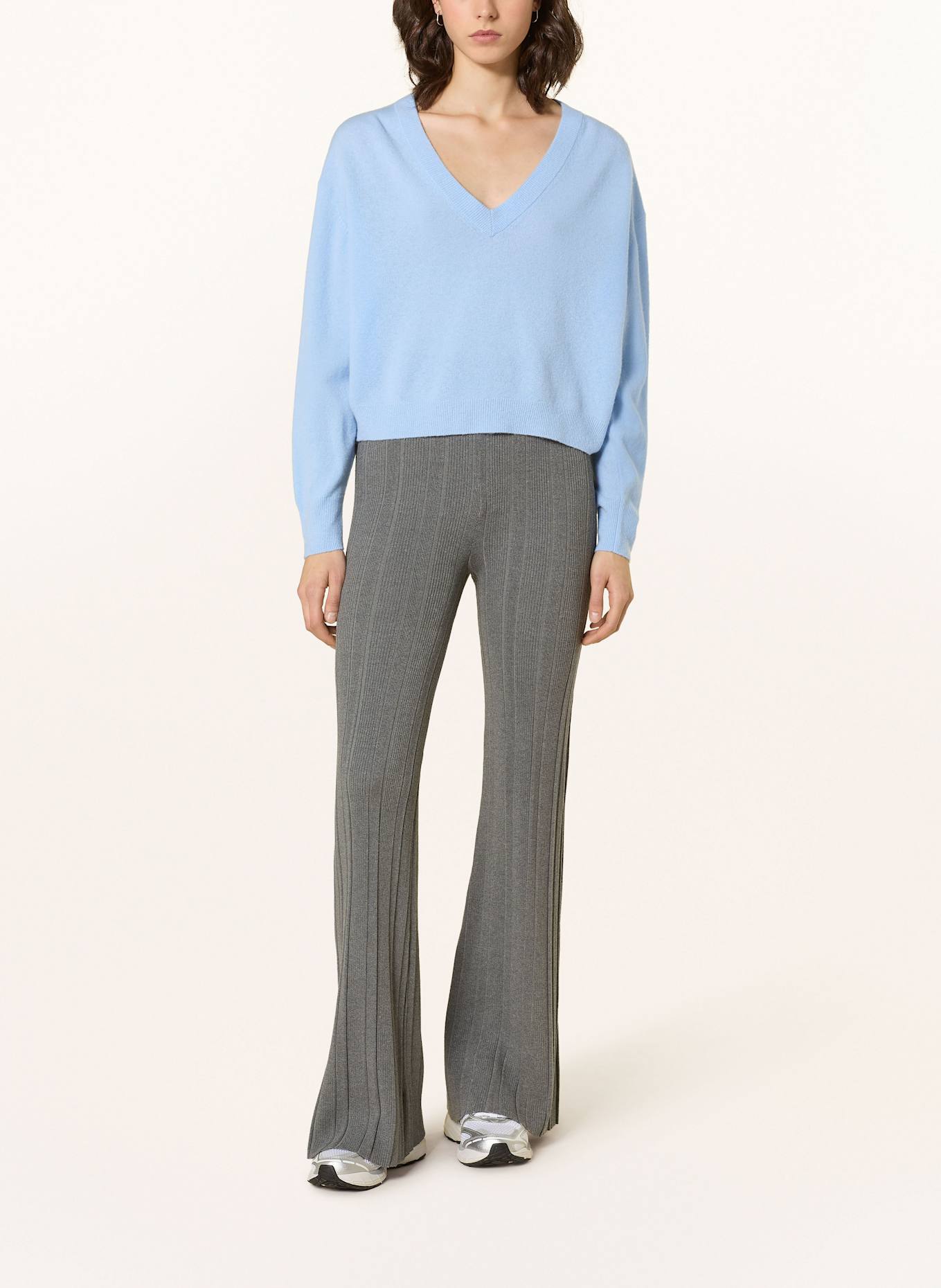 American Vintage Pullover RAXOW: HELLBLAU