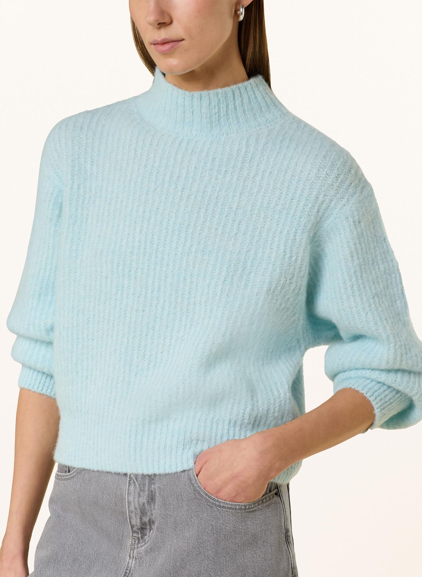 American Vintage Svetr s alpakou: TYRKYSOVÁ