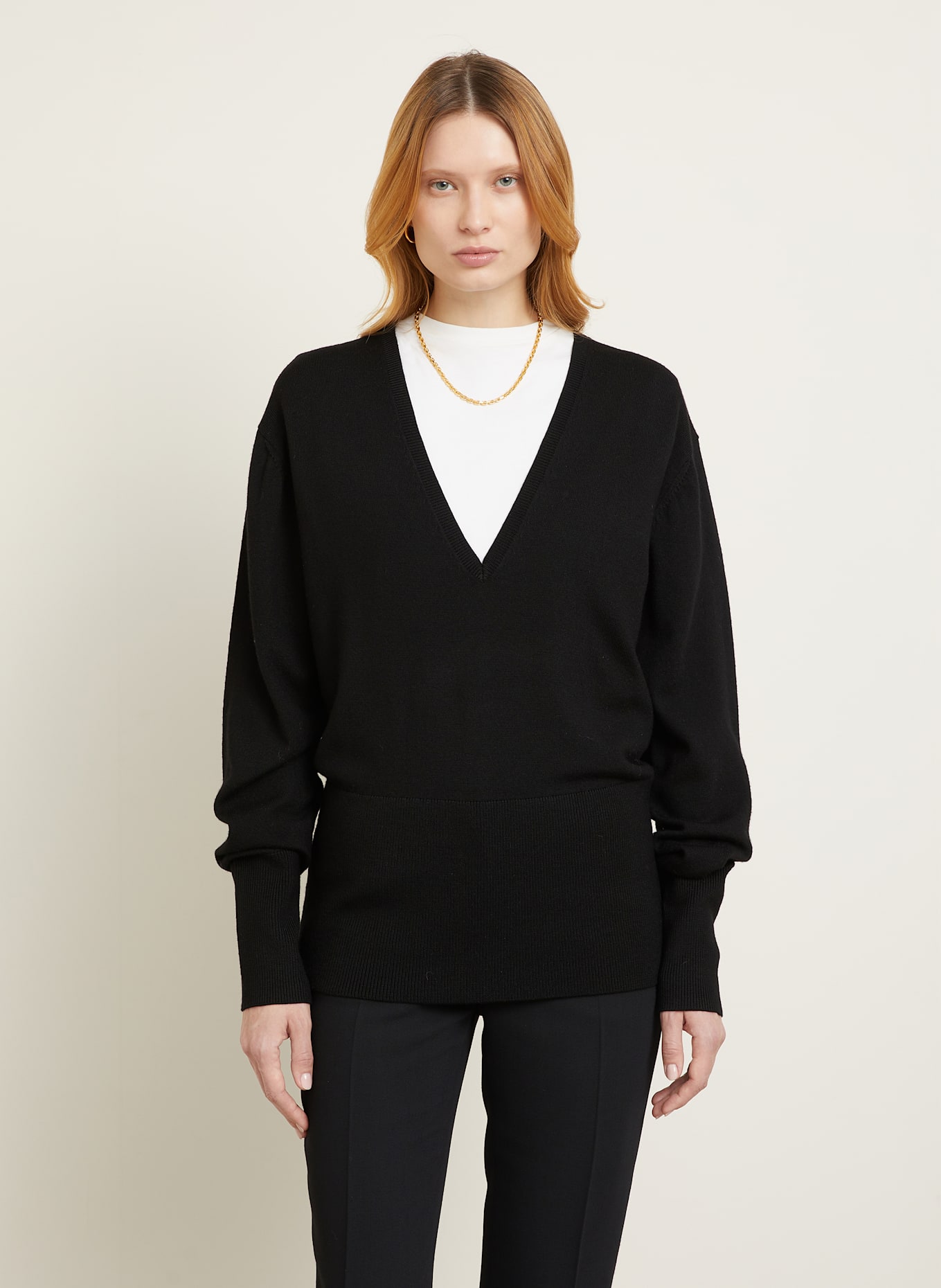 TOTEME Pullover: SCHWARZ