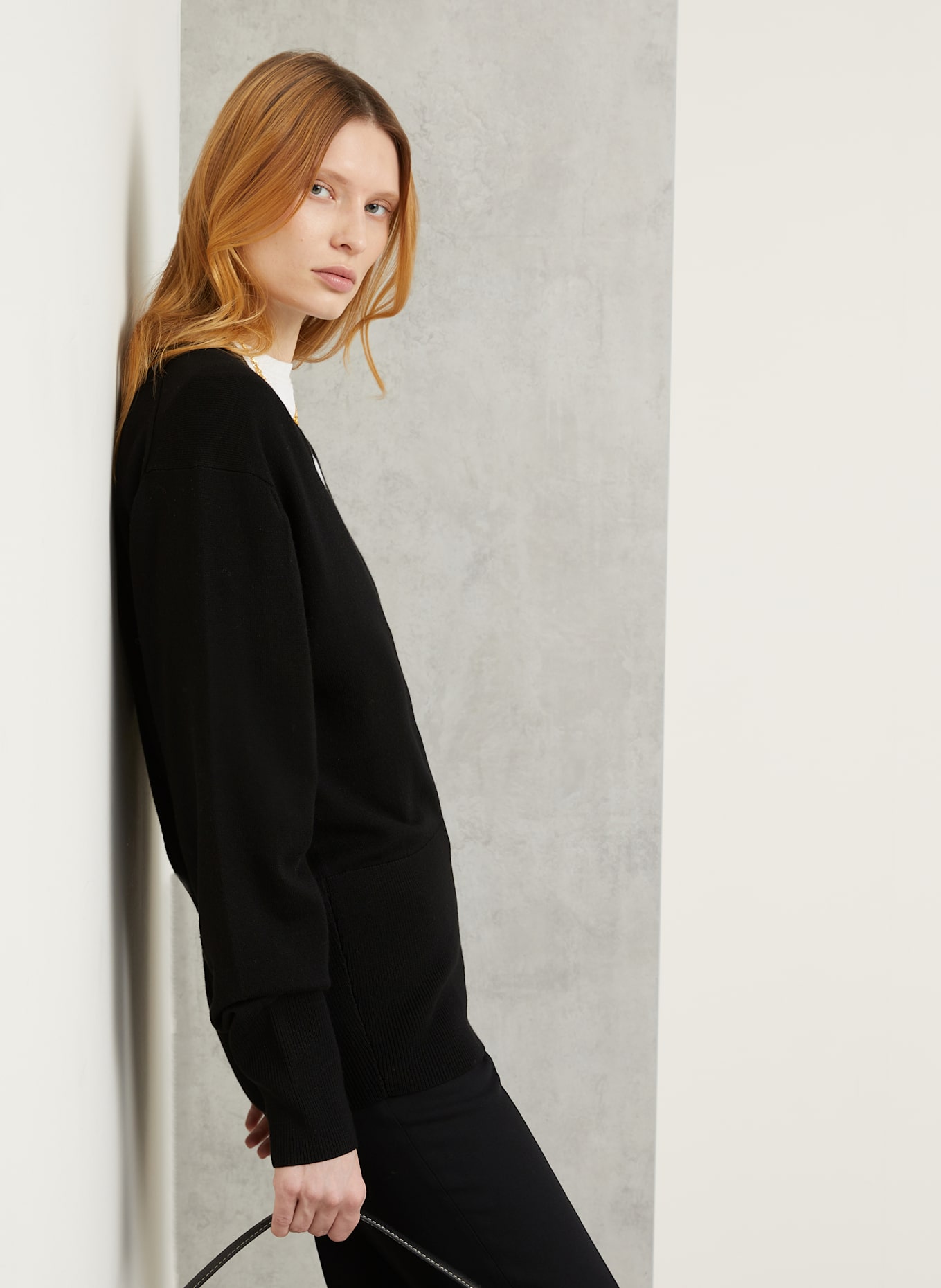 TOTEME Pullover: SCHWARZ