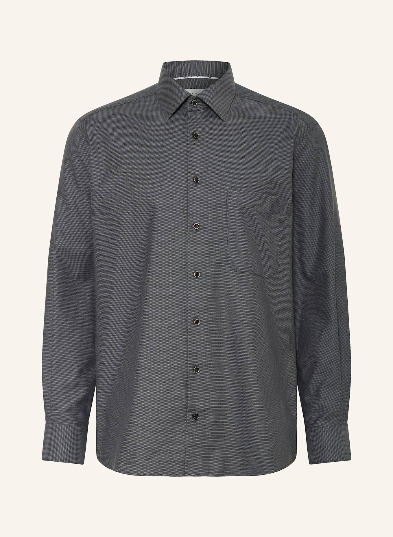 ETERNA Shirt comfort fit: DARK GRAY/ BLACK