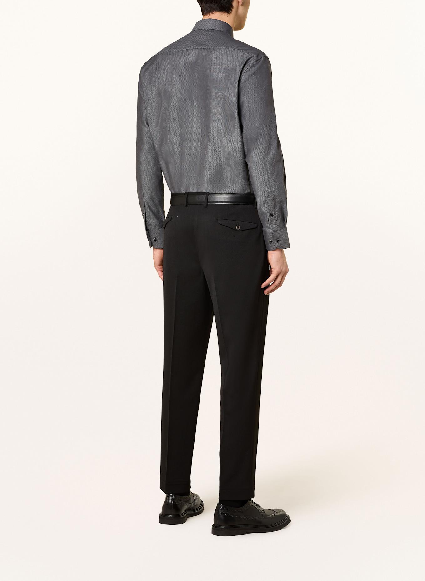 ETERNA Shirt comfort fit: DARK GRAY/ BLACK