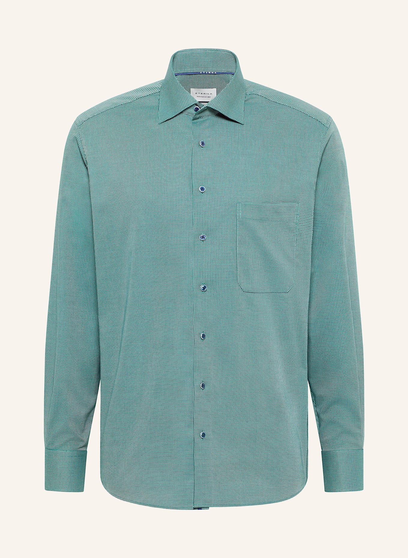 ETERNA Hemd Comfort Fit: DUNKELGRÜN