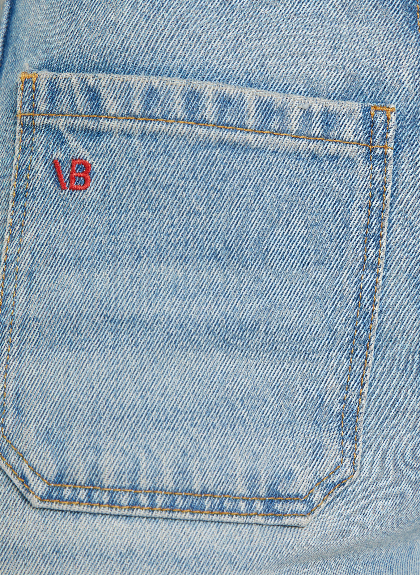 VICTORIA BECKHAM Straight Jeans ALINA: 9204 PALE BLUE WASH