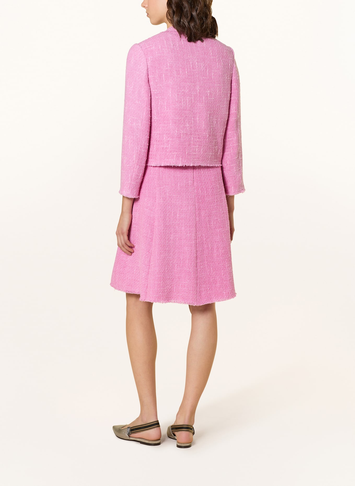 LUISA CERANO Tweed-Jacke: ROSA