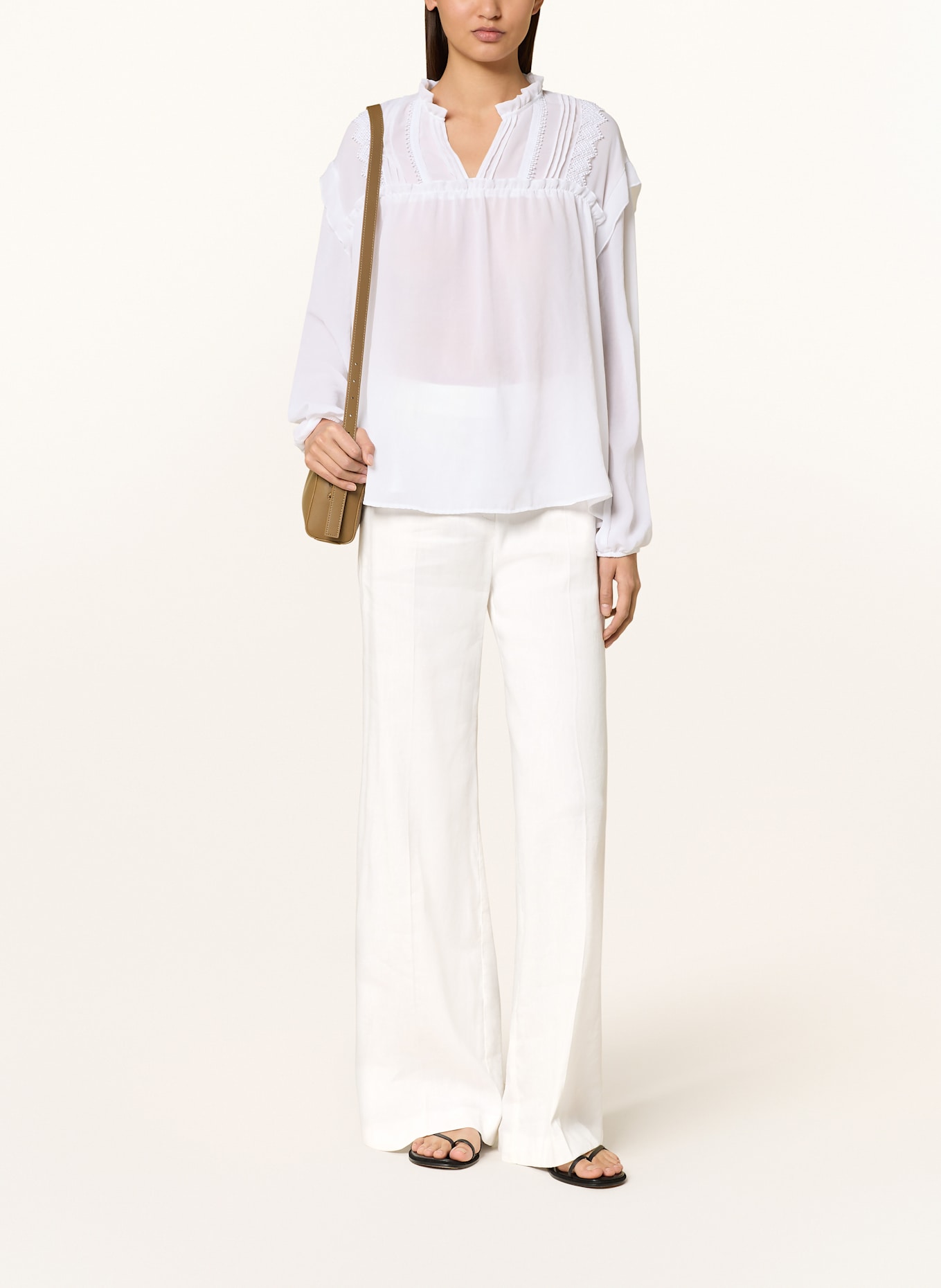 MARC CAIN Pantalon marinière WAUKEE en lin: 110 off