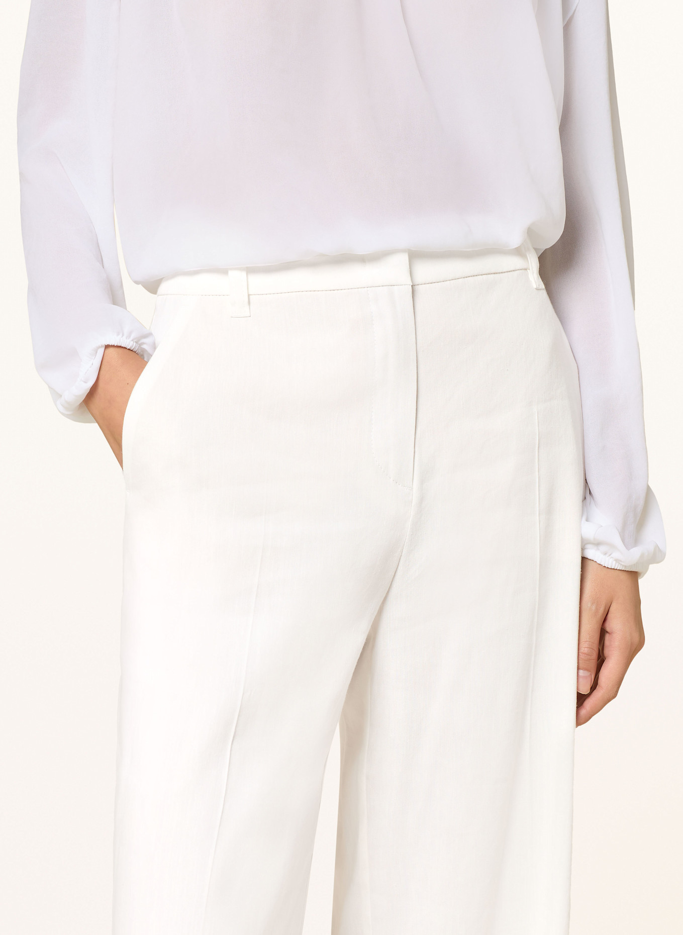 MARC CAIN Pantalon marinière WAUKEE en lin: 110 off